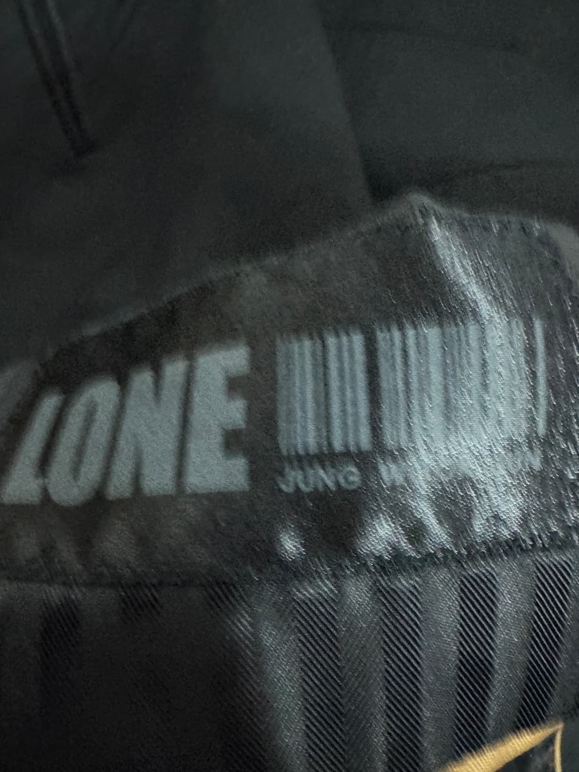 LONE 론 정욱준 미니멀 원 버튼 블레이저 자켓 준지 상품이미지3