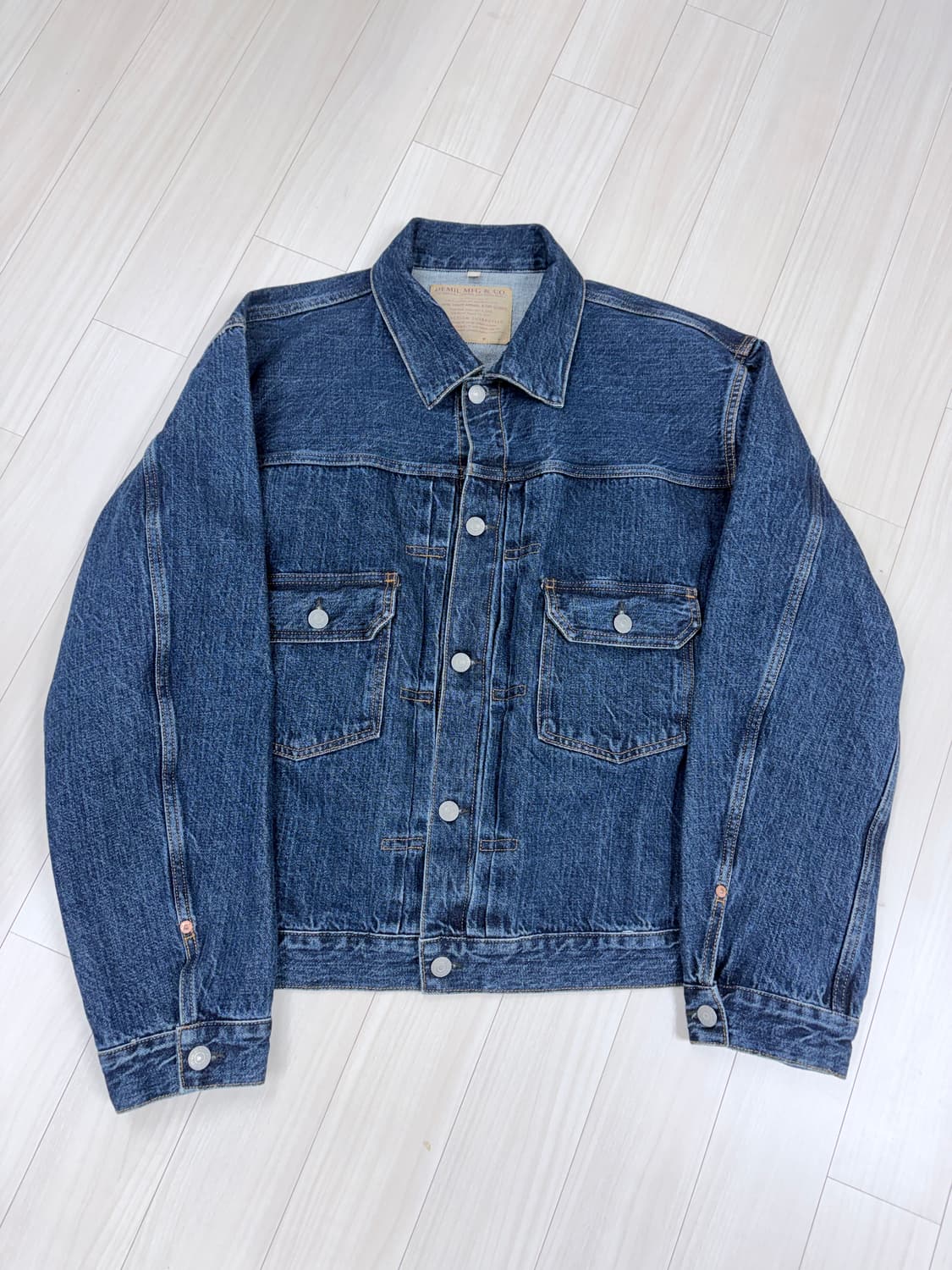 데밀 LOT.062 다크 인디고 데님 자켓 상품이미지3