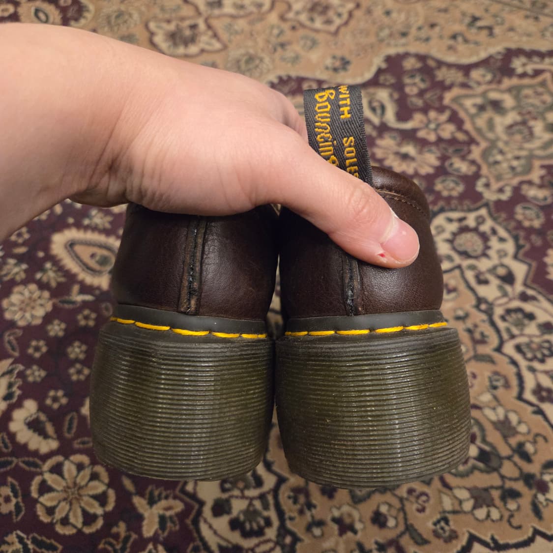 닥터마틴 크랜포드 풀박스 크레이지홀스 브라운 uk5 240-245 상품이미지3