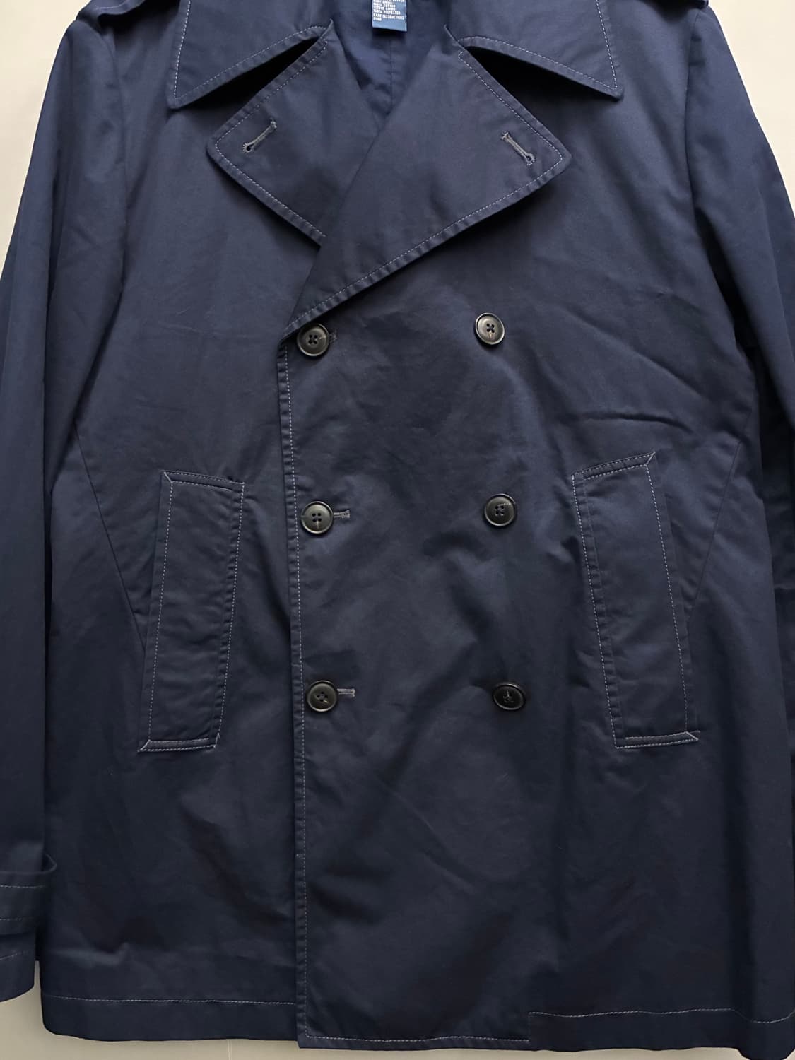 (97~100)폴로랄프로렌 코튼 미해군 더블 피코트 더플코트 상품이미지3