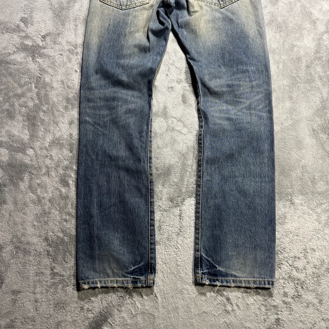 EVISU 에비수 빈티지 스트레이트 워싱 데미지진 30 상품이미지4