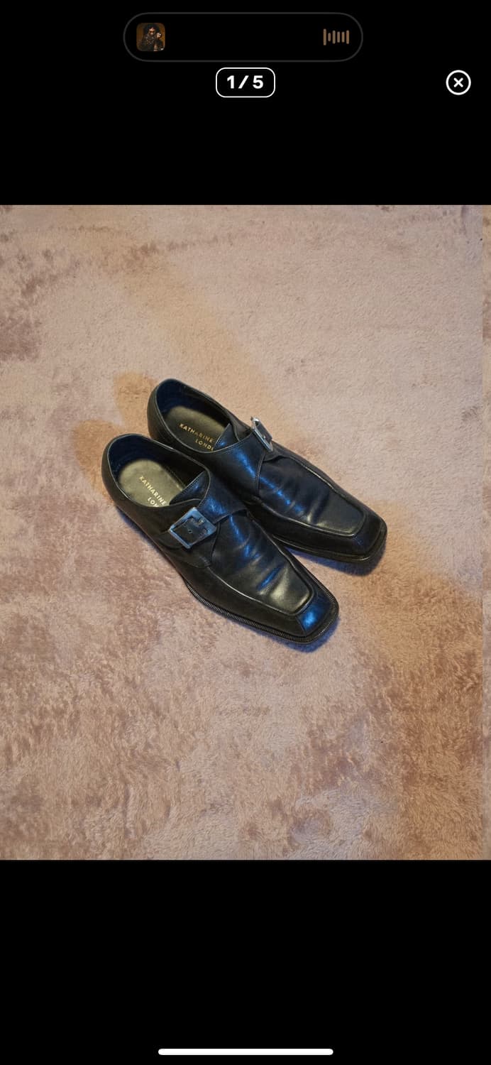 구매) 캐서린햄넷 뭉크스트랩 로퍼270 상품이미지1