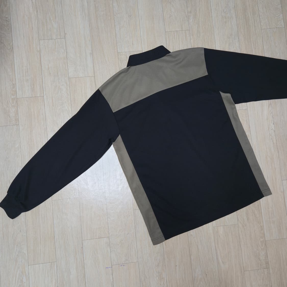 M) 나이키 블랙 골프 긴팔 카라티 상품이미지5