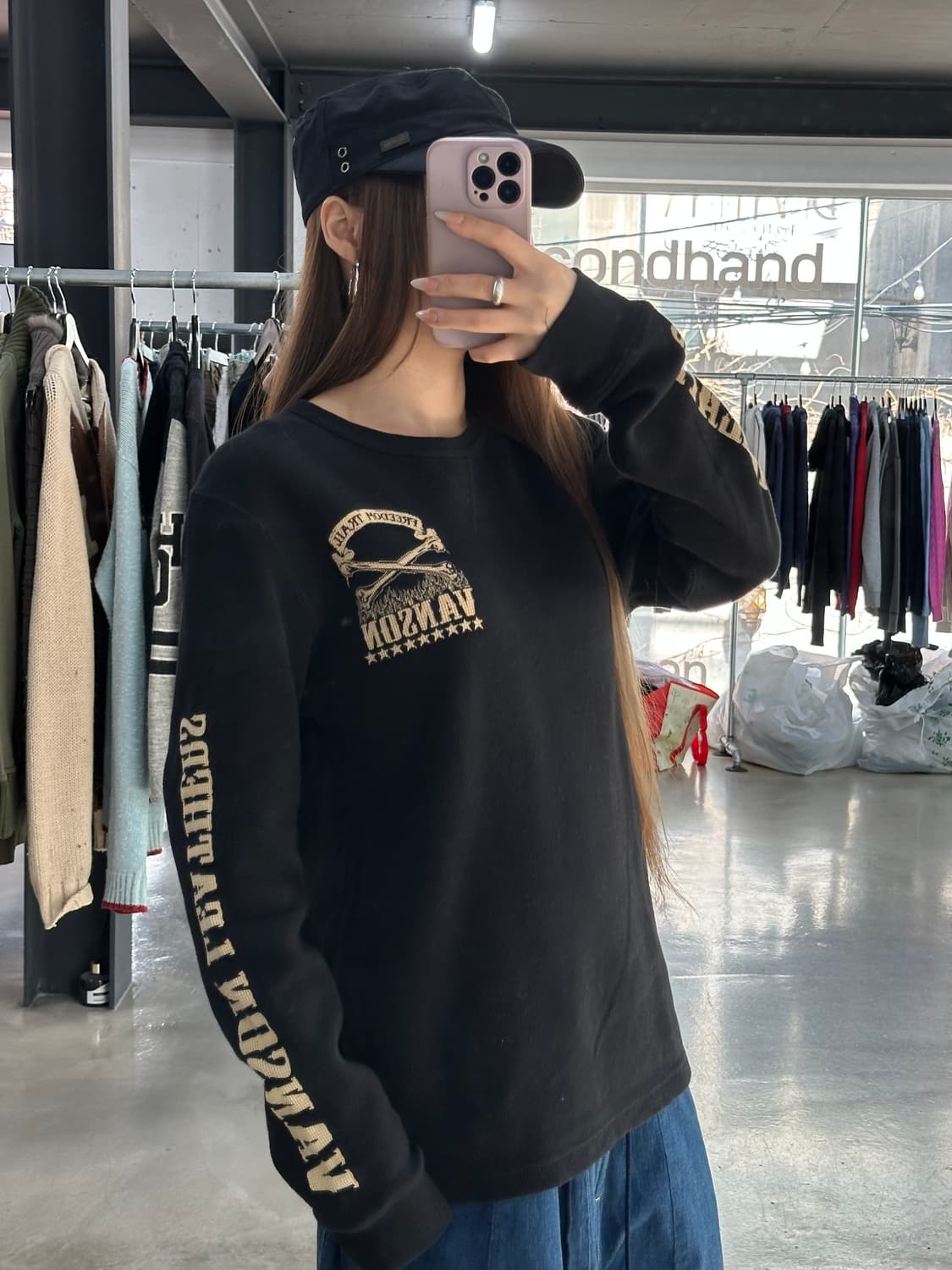 벤슨 Bunker Hill 본 와플 롱슬리브 긴팔티 상품이미지3