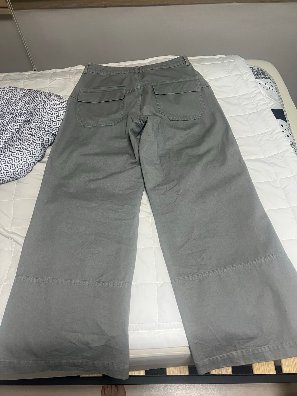 다이브인 베른 워시드 팬츠 (라이트 올리브 색상) 1사이즈 상품이미지5