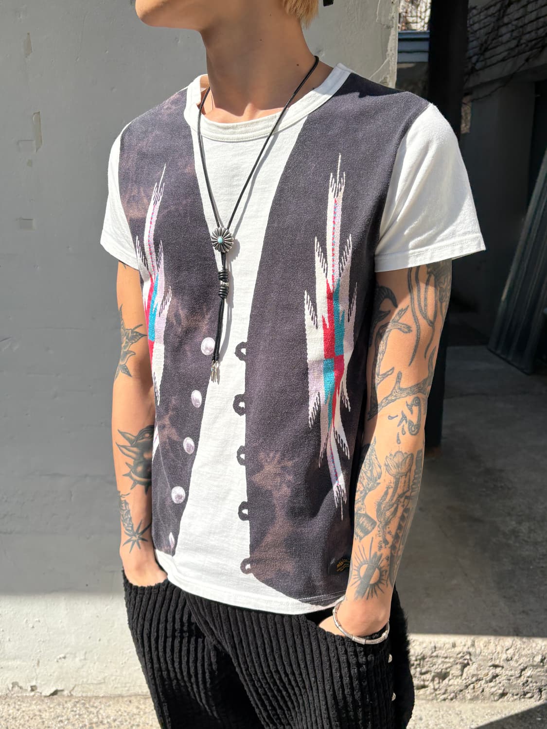 Neighborhood Navajo Pattern Graphic Tee 상품이미지6