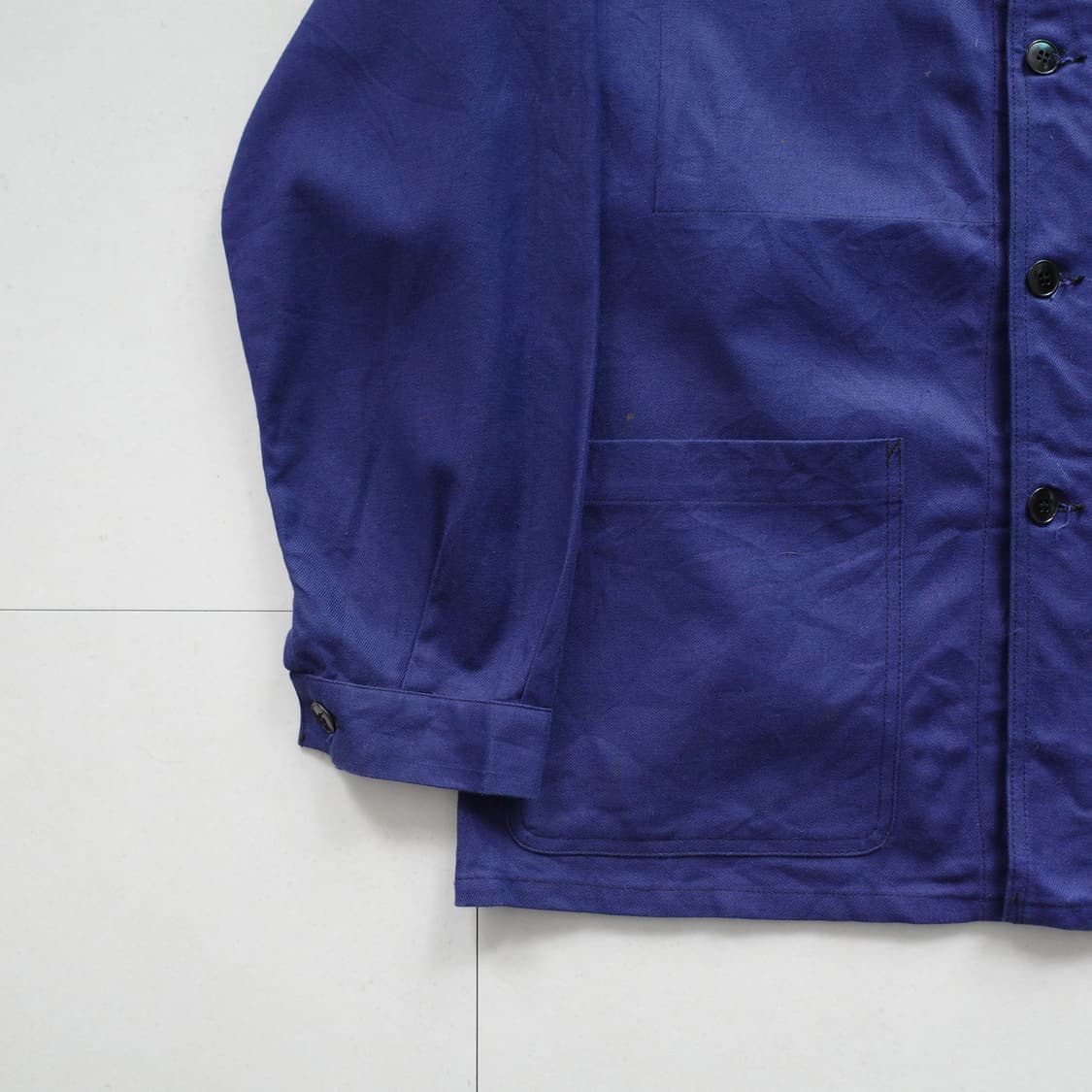 70s 프랑스생산 레일로드 프렌치워크 초어 자켓 상품이미지4