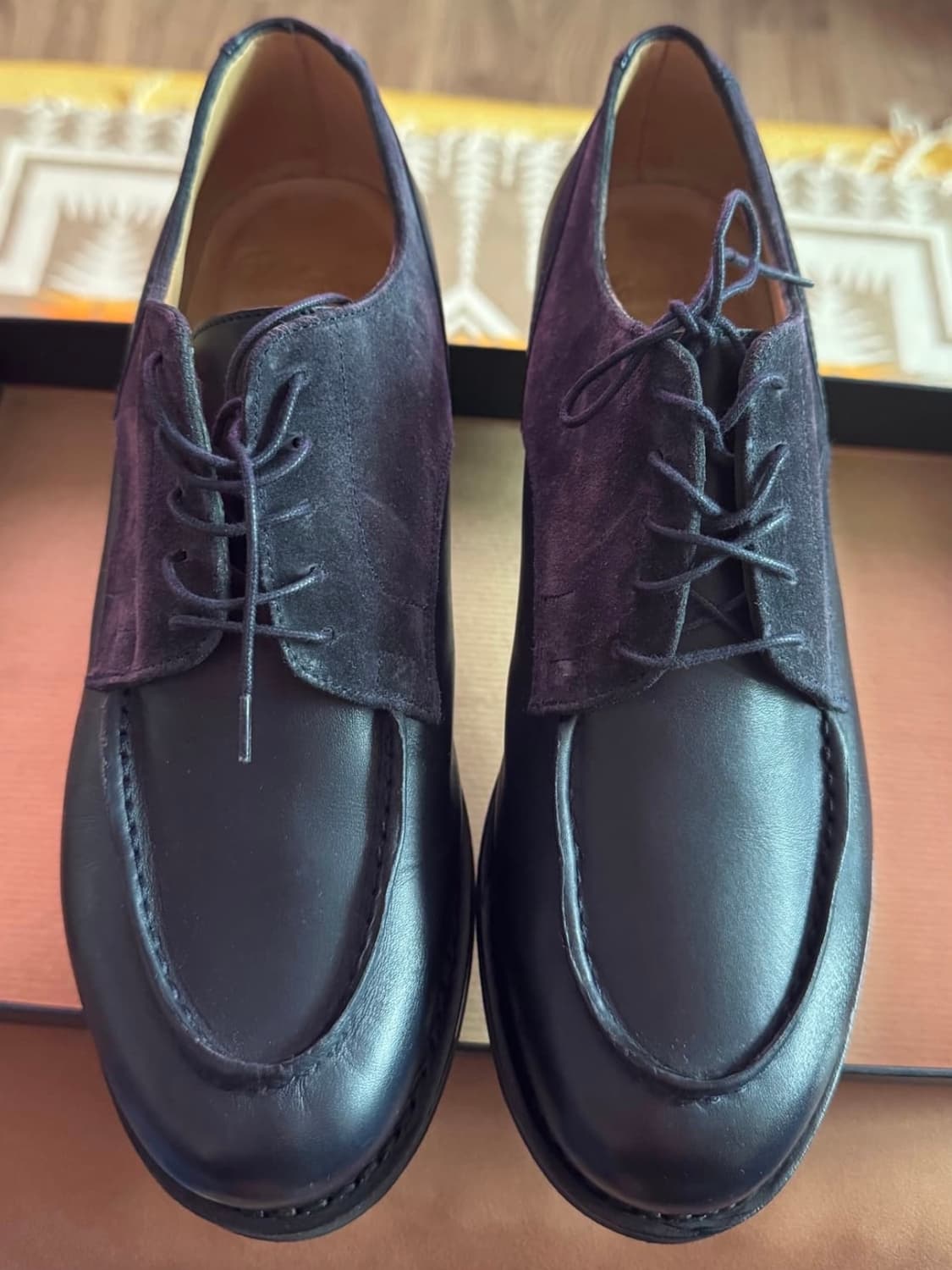 파라부트 샴보드 스웨이드믹스 Noire Lis/Vel Marine 상품이미지1