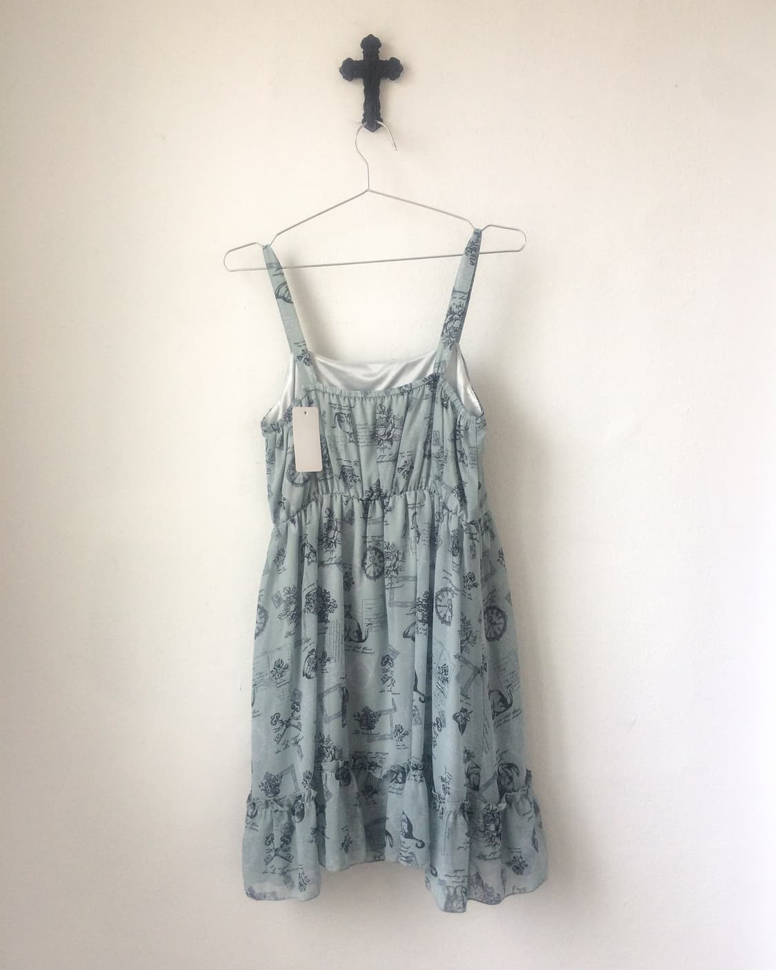 Pattern point sleeveless onepiece 상품이미지3