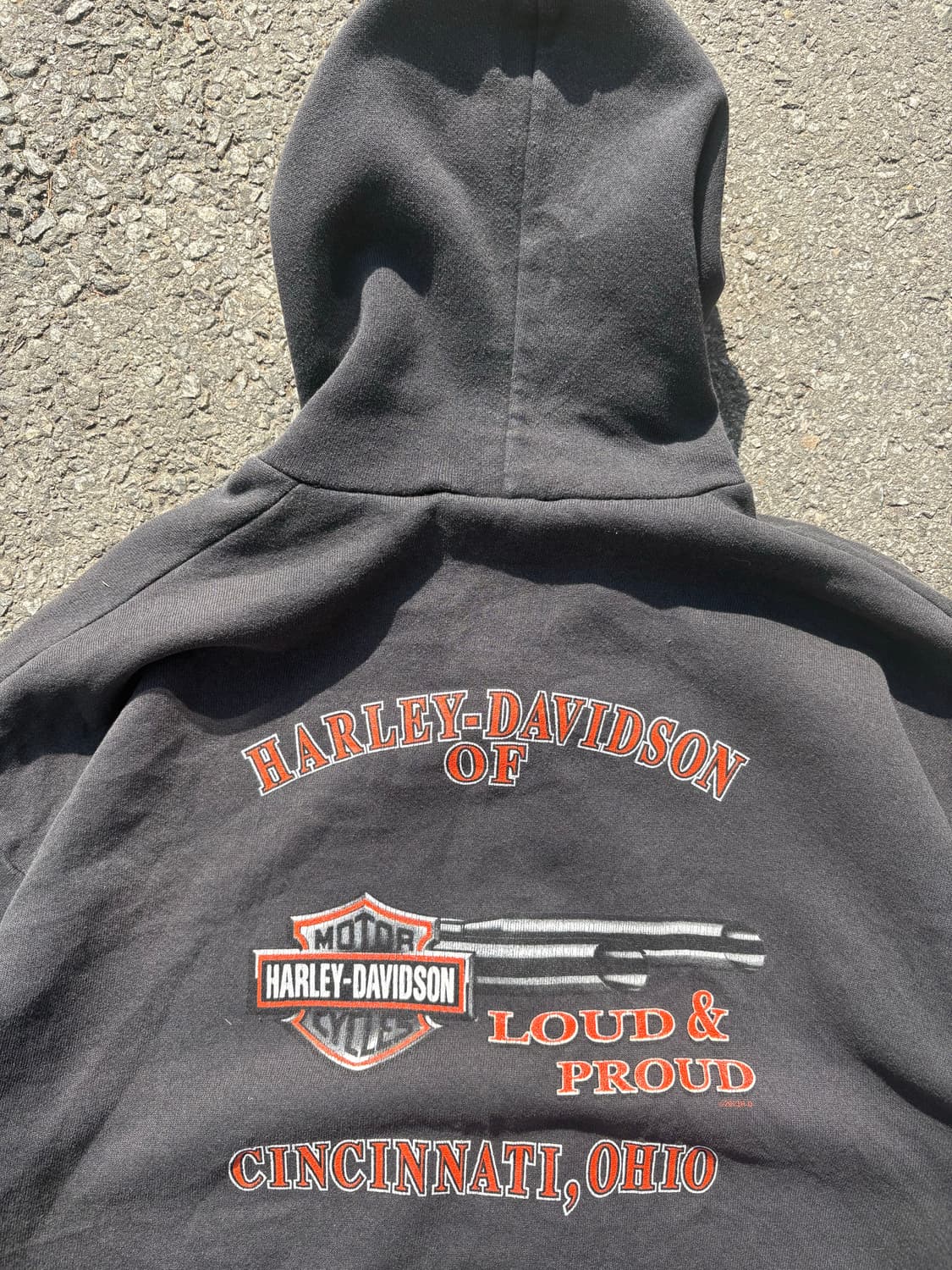 00s 할리데이비슨 플레임 후드집업 B203 상품이미지8