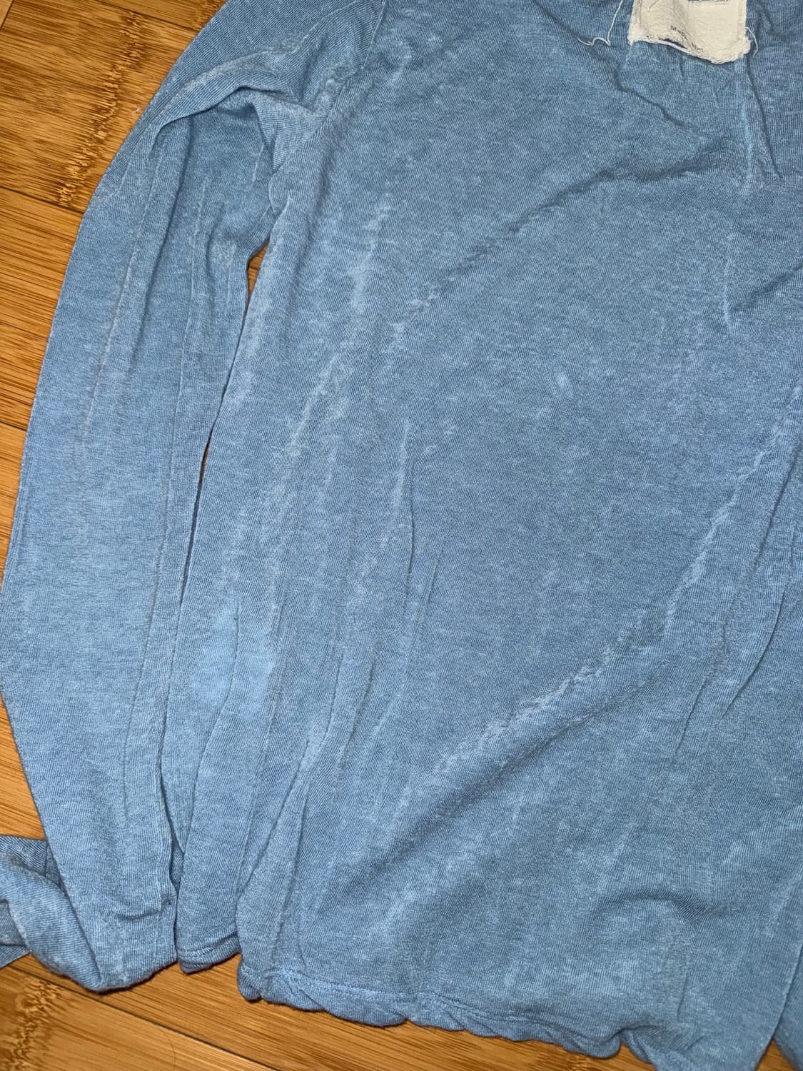 마뗑킴티셔츠마뗑킴긴팔텐셀티셔츠아쿠아블루하늘색티셔츠 상품이미지3