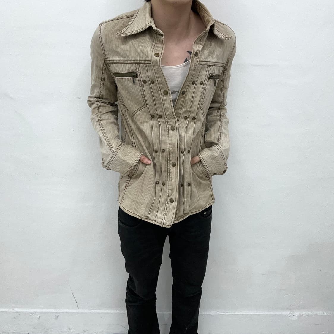 Morgan homme denim jacket  상품이미지2