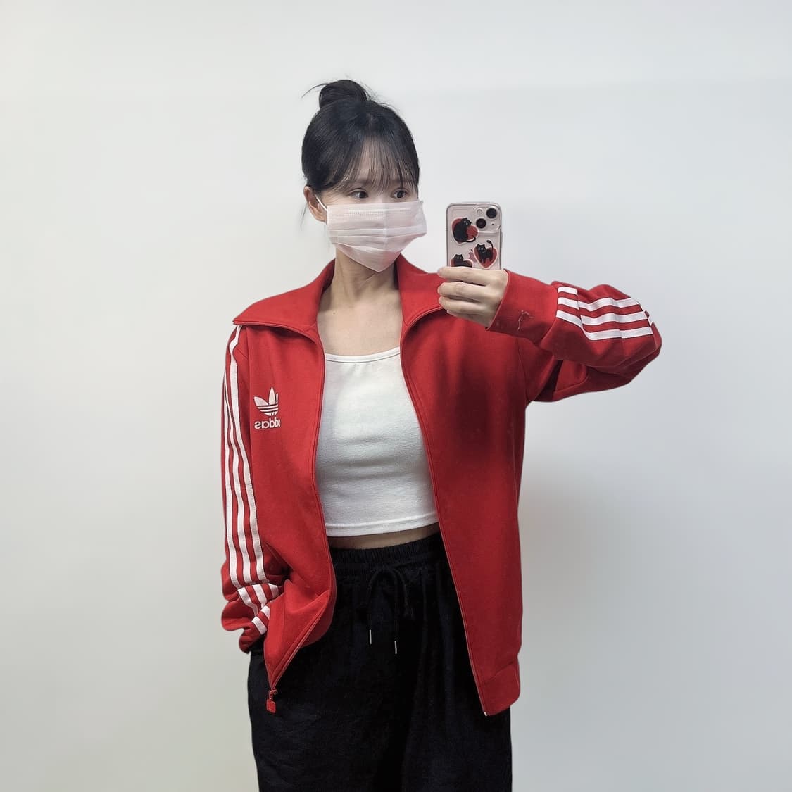 아디다스 유로파 트랙탑 져지 레드 상품이미지1