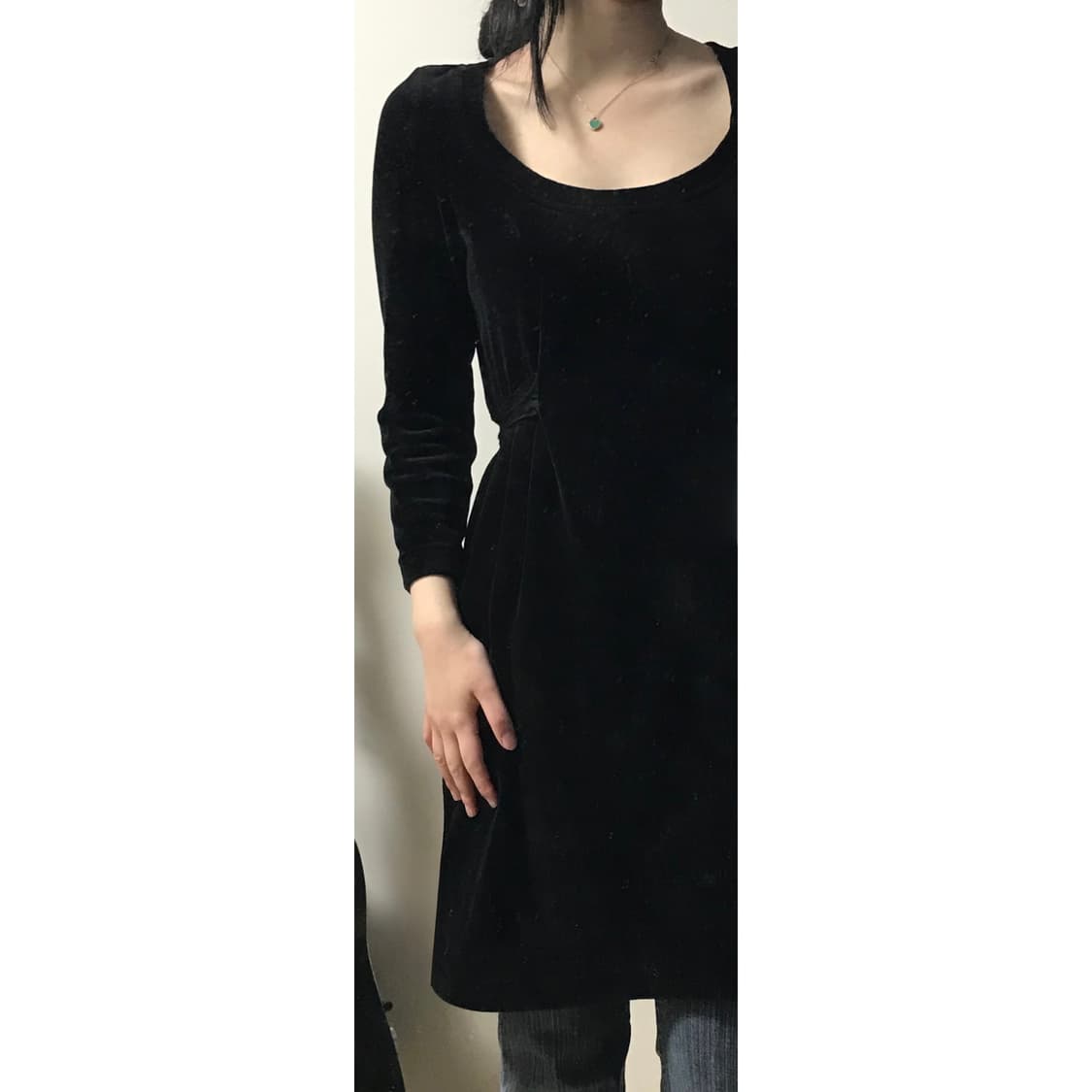 유일매물 쥬시꾸뛰르 벨벳 미디 원피스 상품이미지1