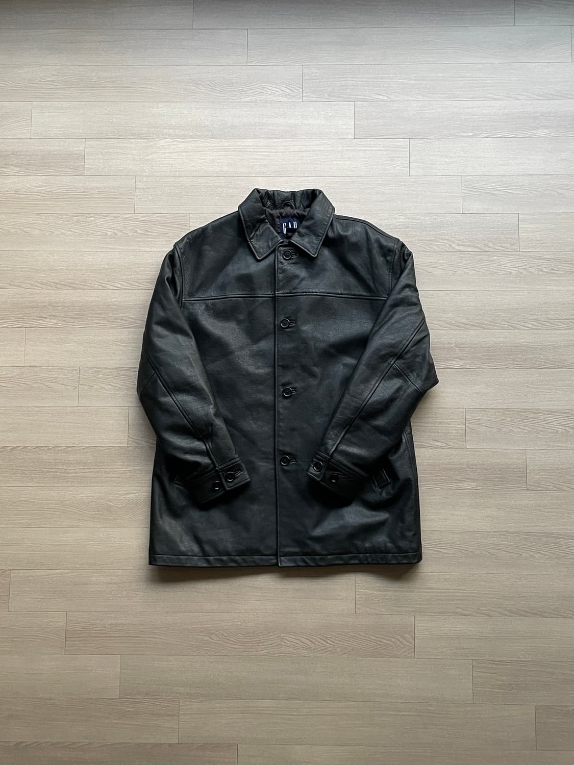 90s 올드갭 레더 카코트 gap carcoat 상품이미지1