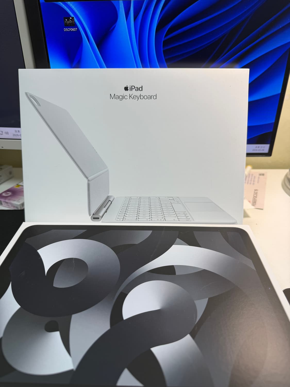 (정품)아이패드 에어 11인치 매직 키보드 화이트 상품이미지5