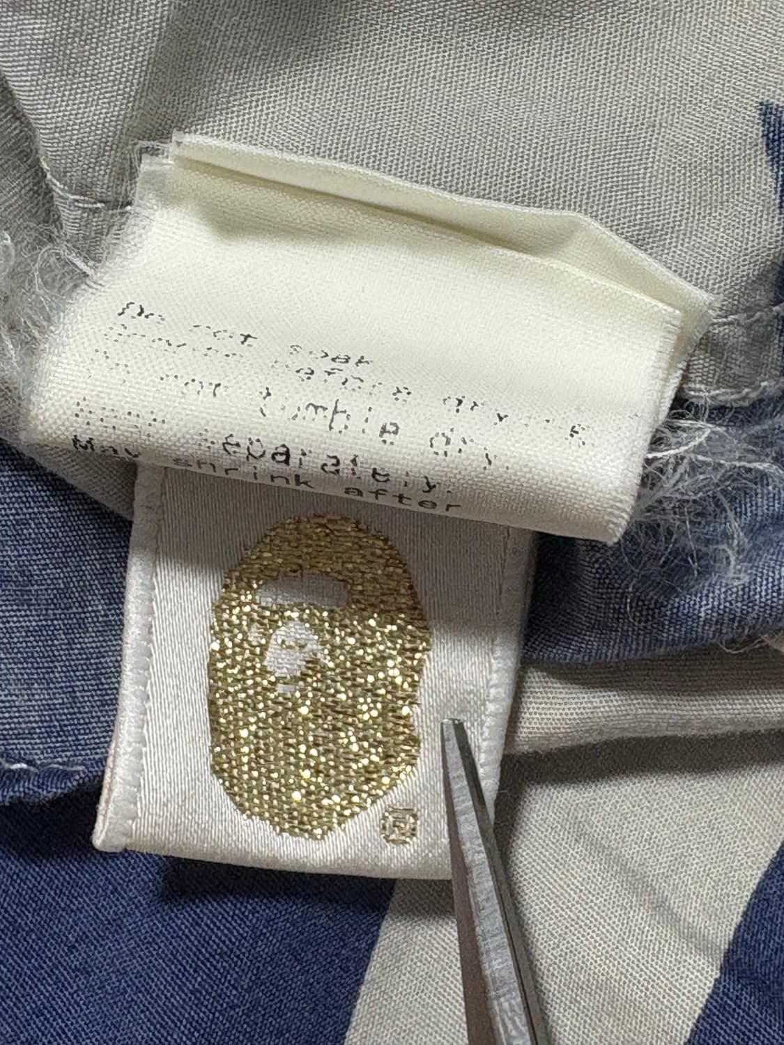 베이프 스타 긴팔 셔츠 (니고 시절 아카이브) _ 급처 상품이미지8