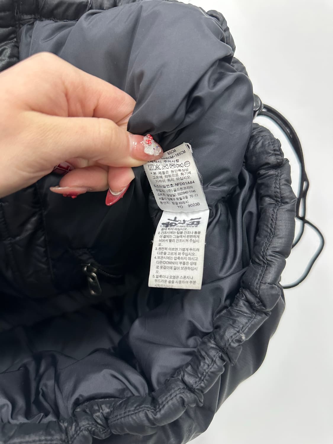 노스페이스 블랙 조끼패딩  상품이미지5