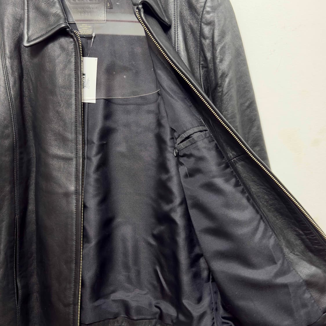 COACH 코치 레더 자켓 상품이미지4