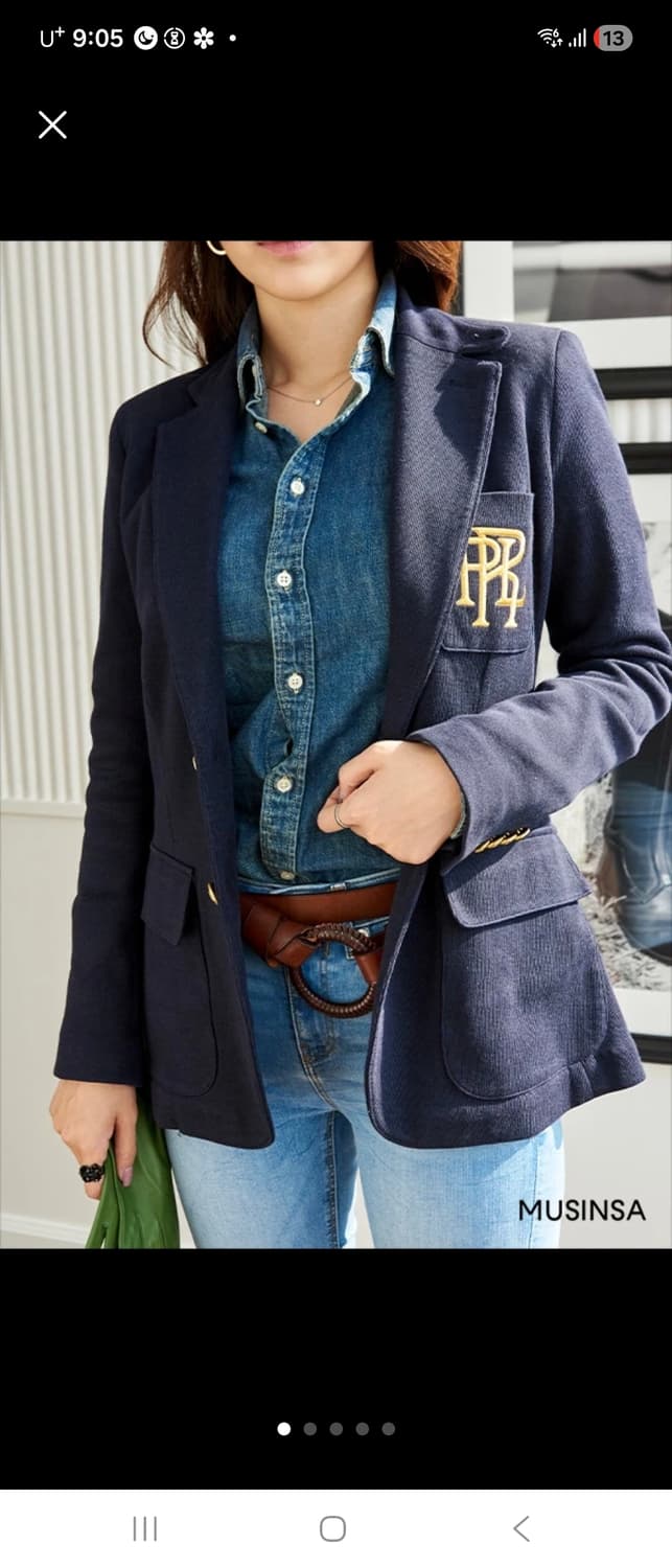 폴로 랄프로렌 네이비 블레이저 새상품 상품이미지5