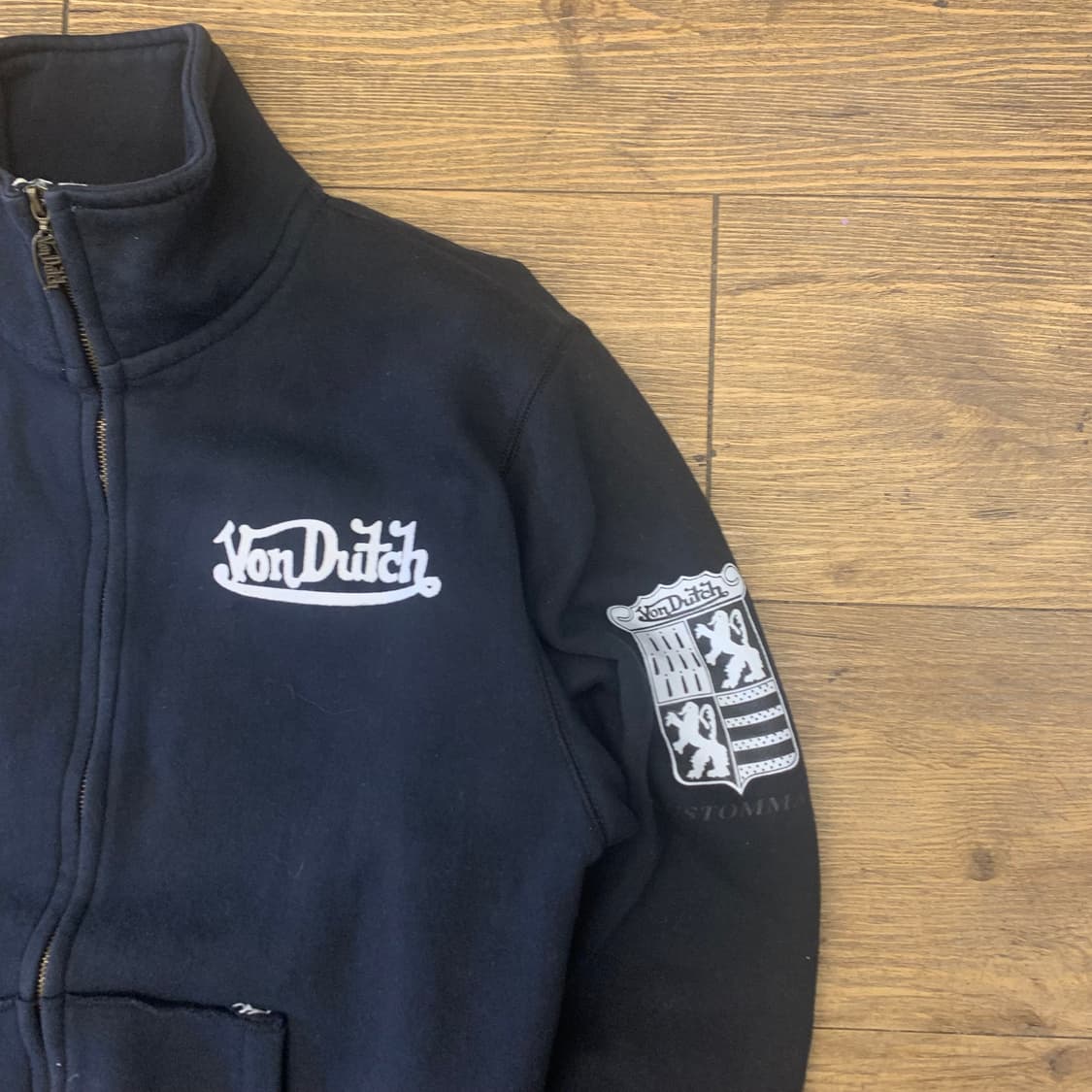 본더치 패치로고 블랙 집업 M 상품이미지3