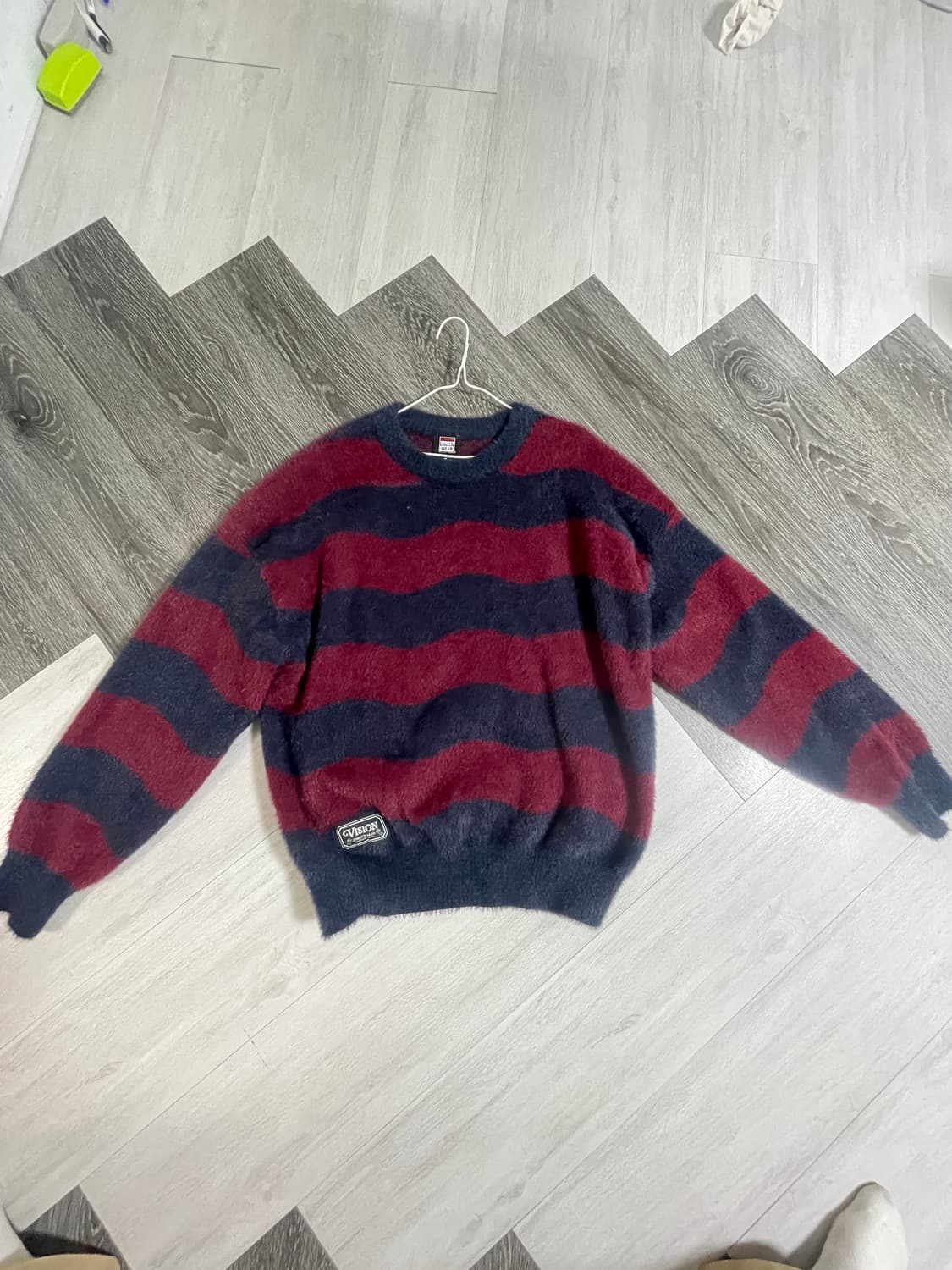 웨이브 스트라이프 니트 상품이미지4