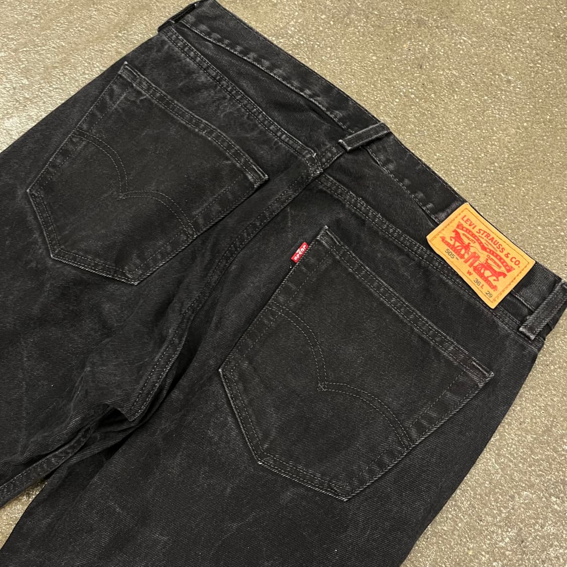 리바이스505 블랙진 (35“) 상품이미지5