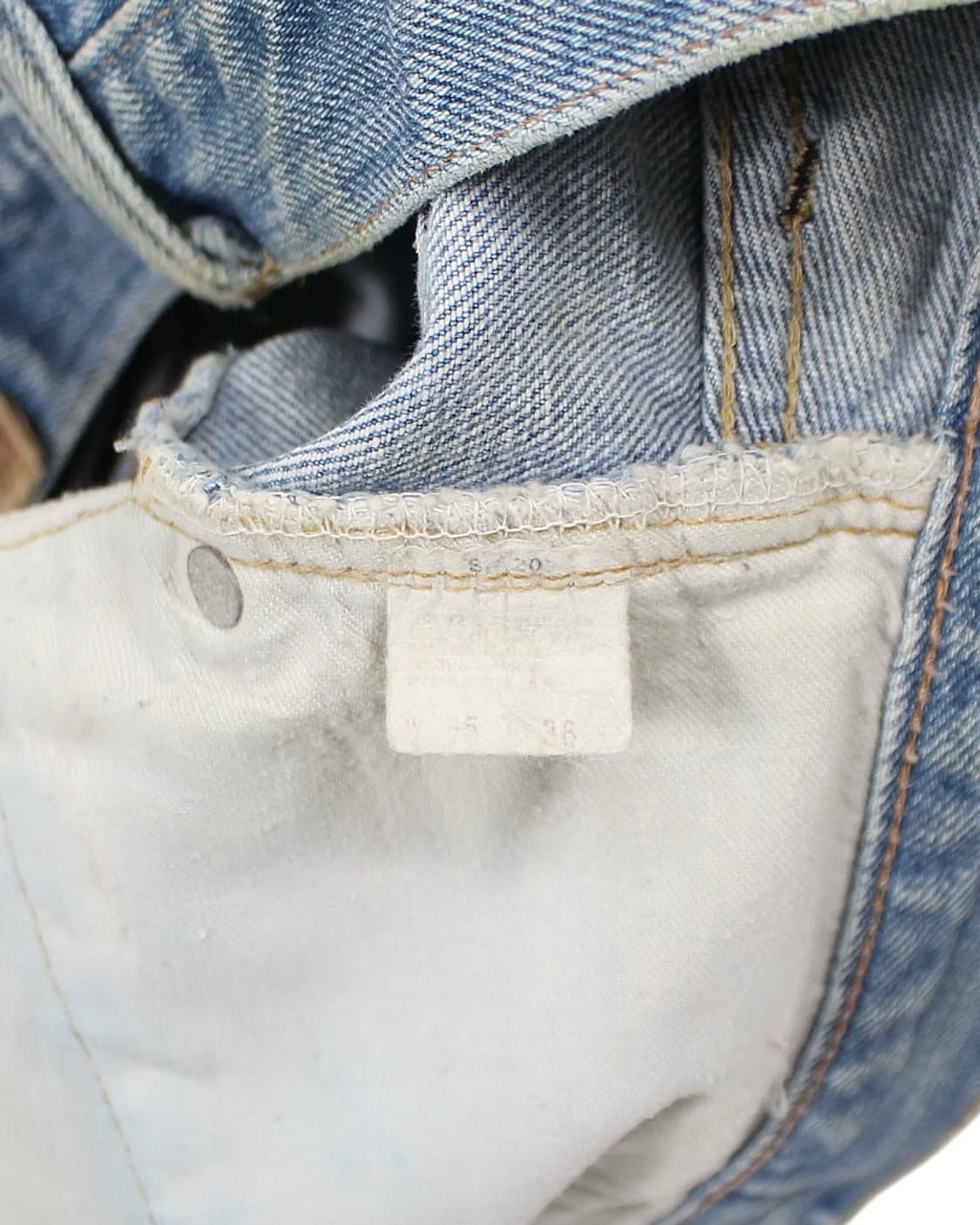 1977 USA 리바이스 501 셀비지 66후기 데님 팬츠 빈티지 미국제 상품이미지4