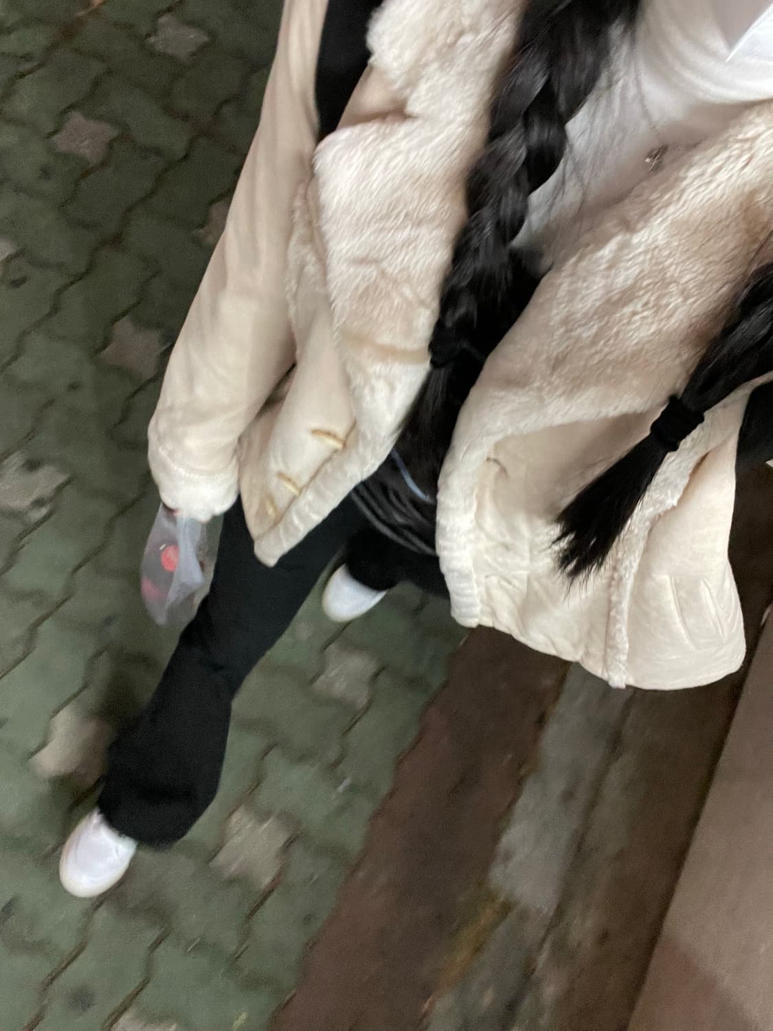 Vintage fur detail jacket 퍼자켓 퍼코트 상품이미지2