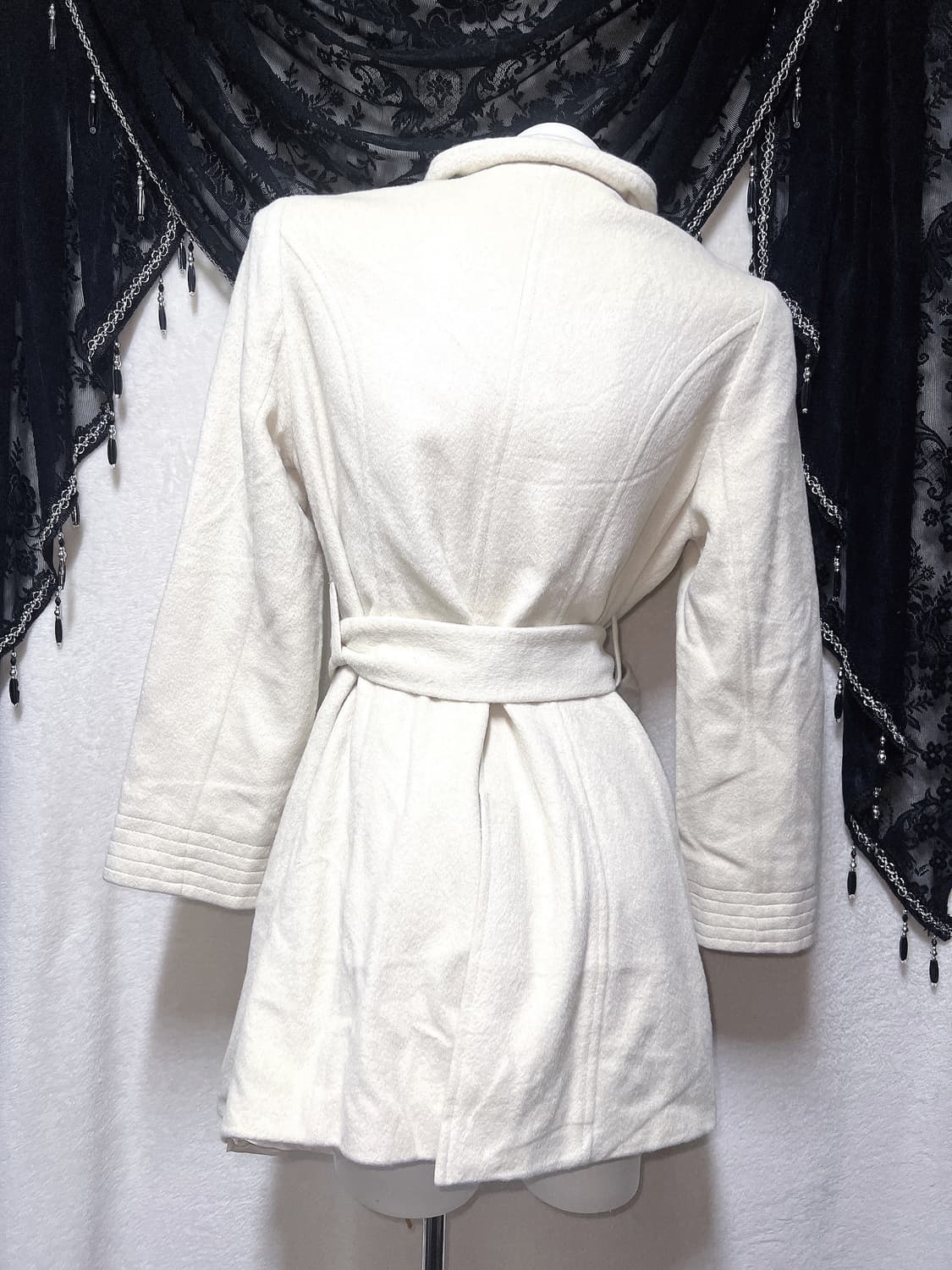 로맨틱갸루 로걀 라떼 달천 아이보리 모직코트 자켓 리즈리사깔 삿포로 핀터 상품이미지8