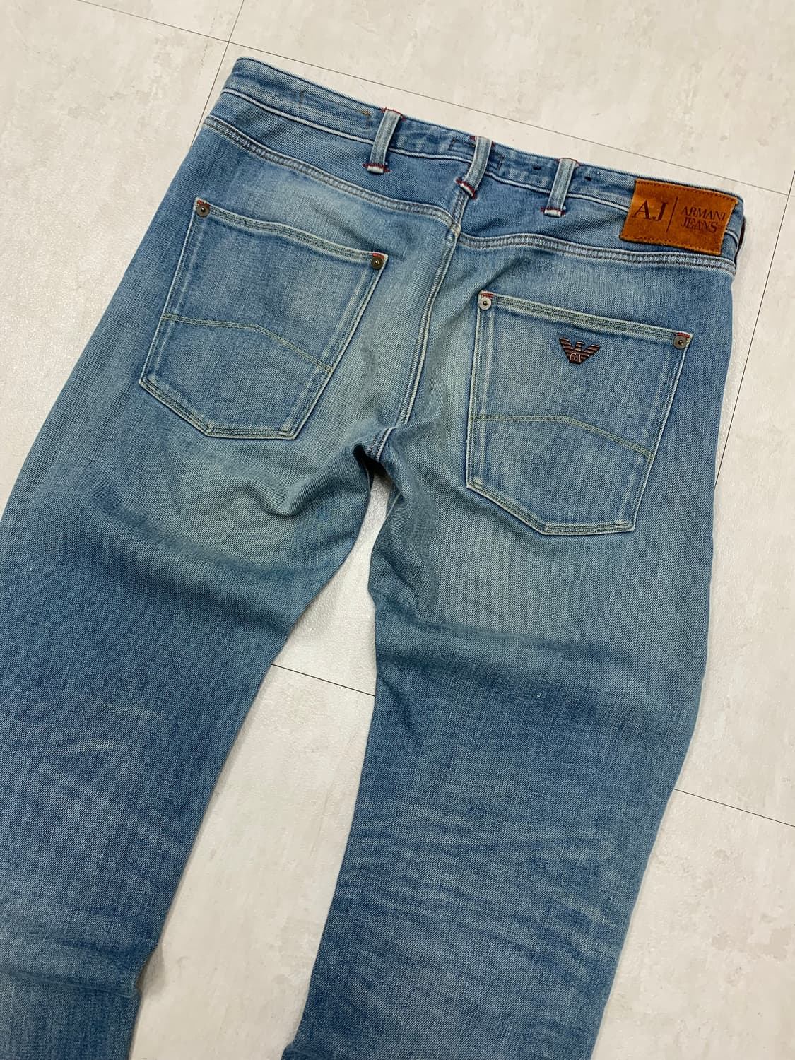 아르마니 진스 워싱 데님 팬츠 #657 상품이미지10