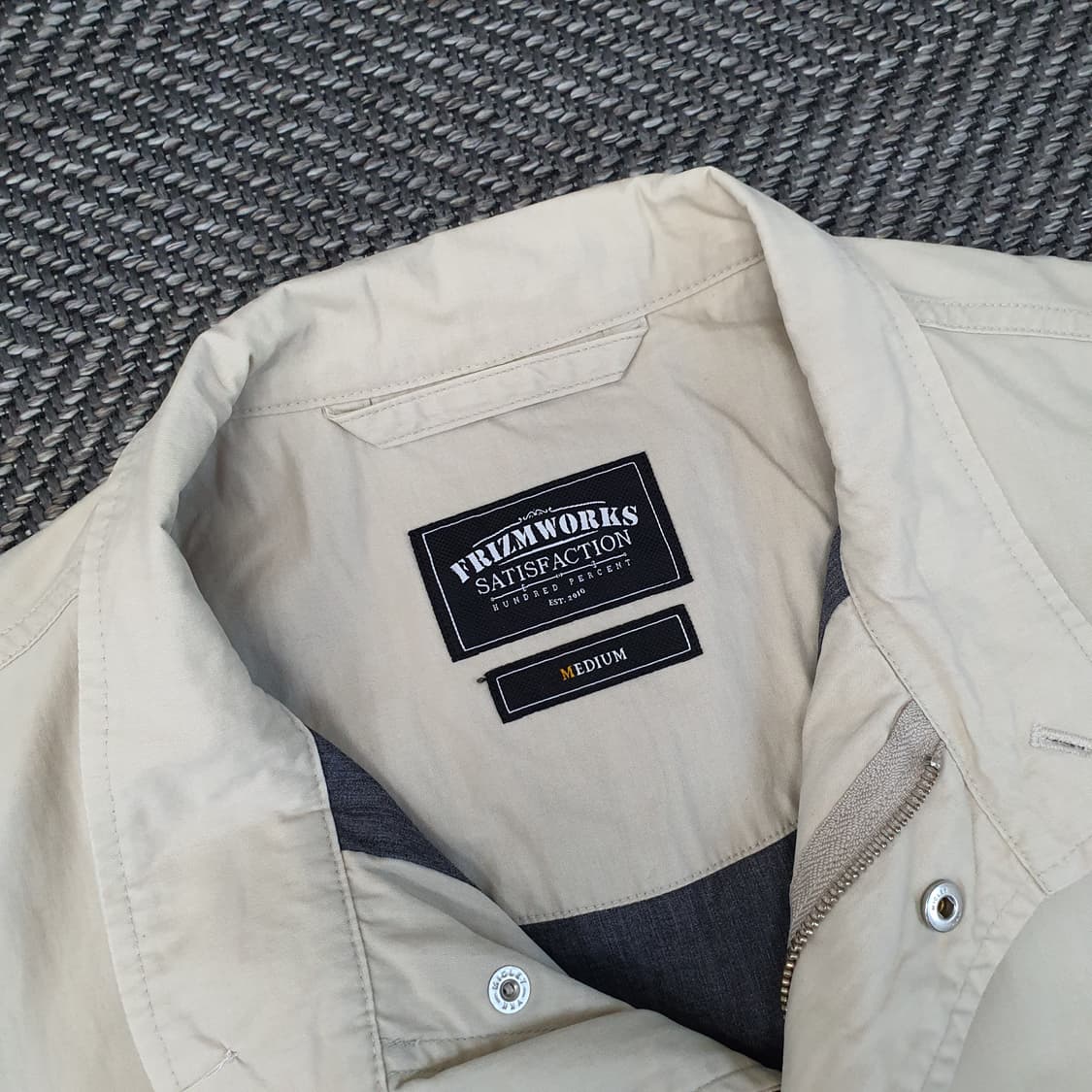 프리즘웍스 오버핏 피쉬테일 집업자켓 남자105 상품이미지4