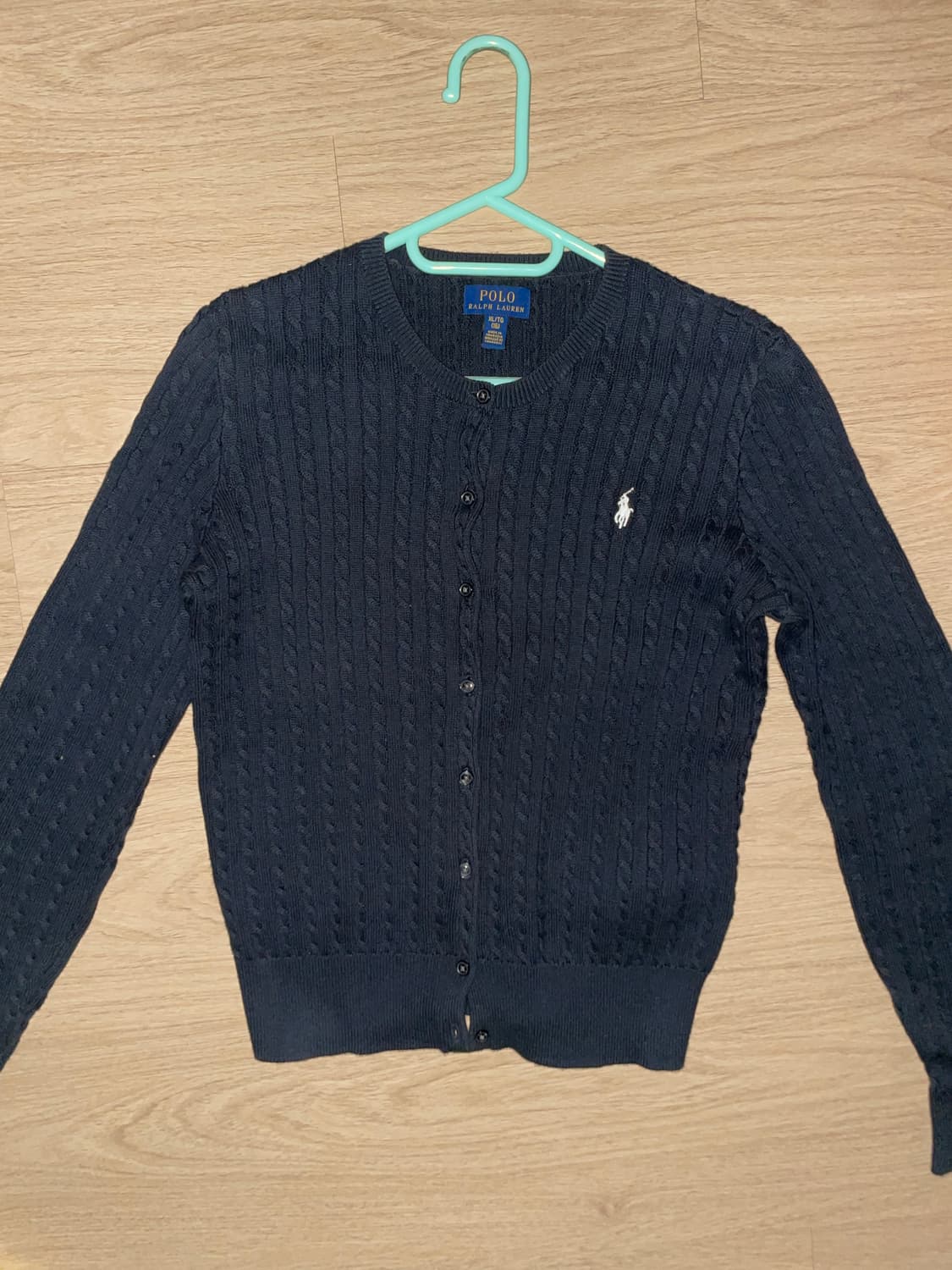 폴로랄프로겐 가디건 블랙 상품이미지1