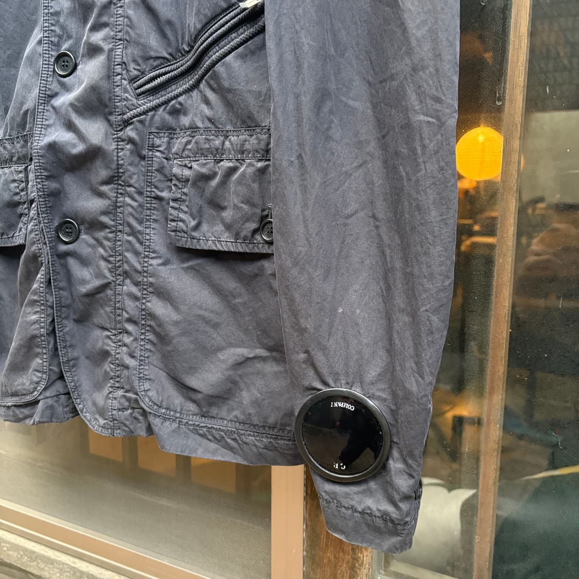 씨피컴퍼니 네이비 페이딩 고글 Mille Miglia 후디 자켓 상품이미지4