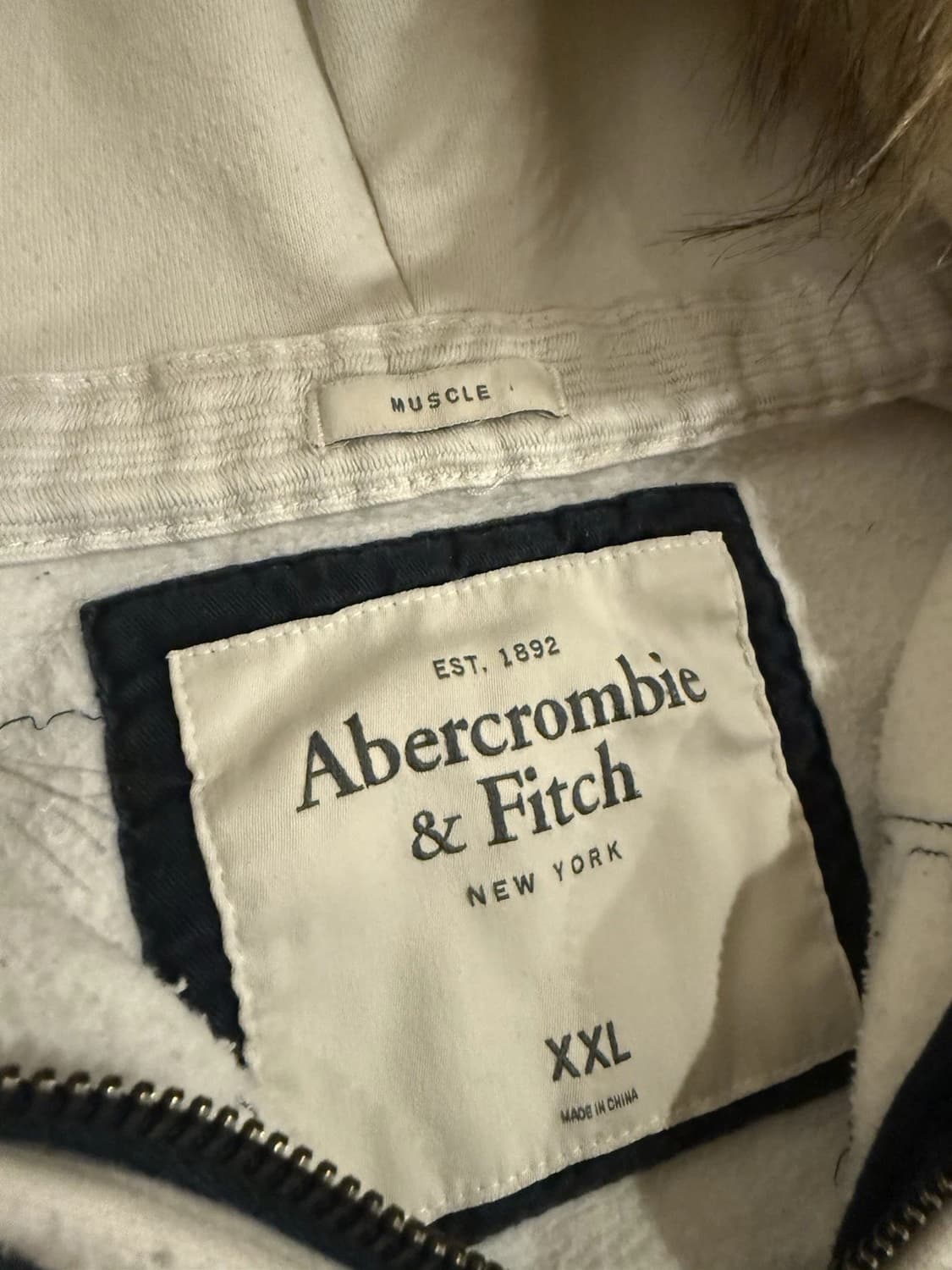 아베크롬비 앤 피치 퍼 후드 풀집업 상품이미지3