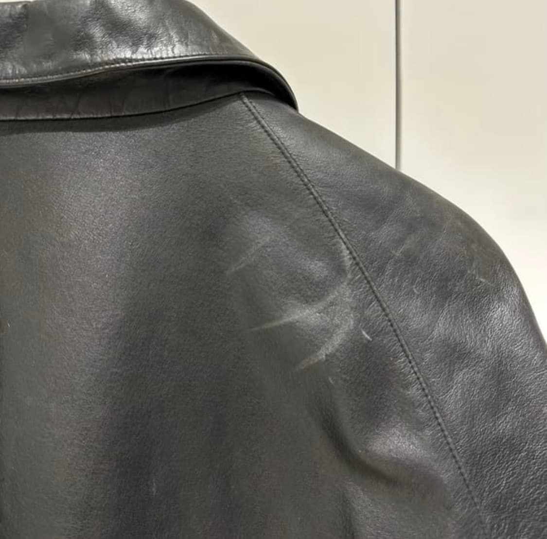 더반 인터메쪼 레더 피코트 자켓 상품이미지7