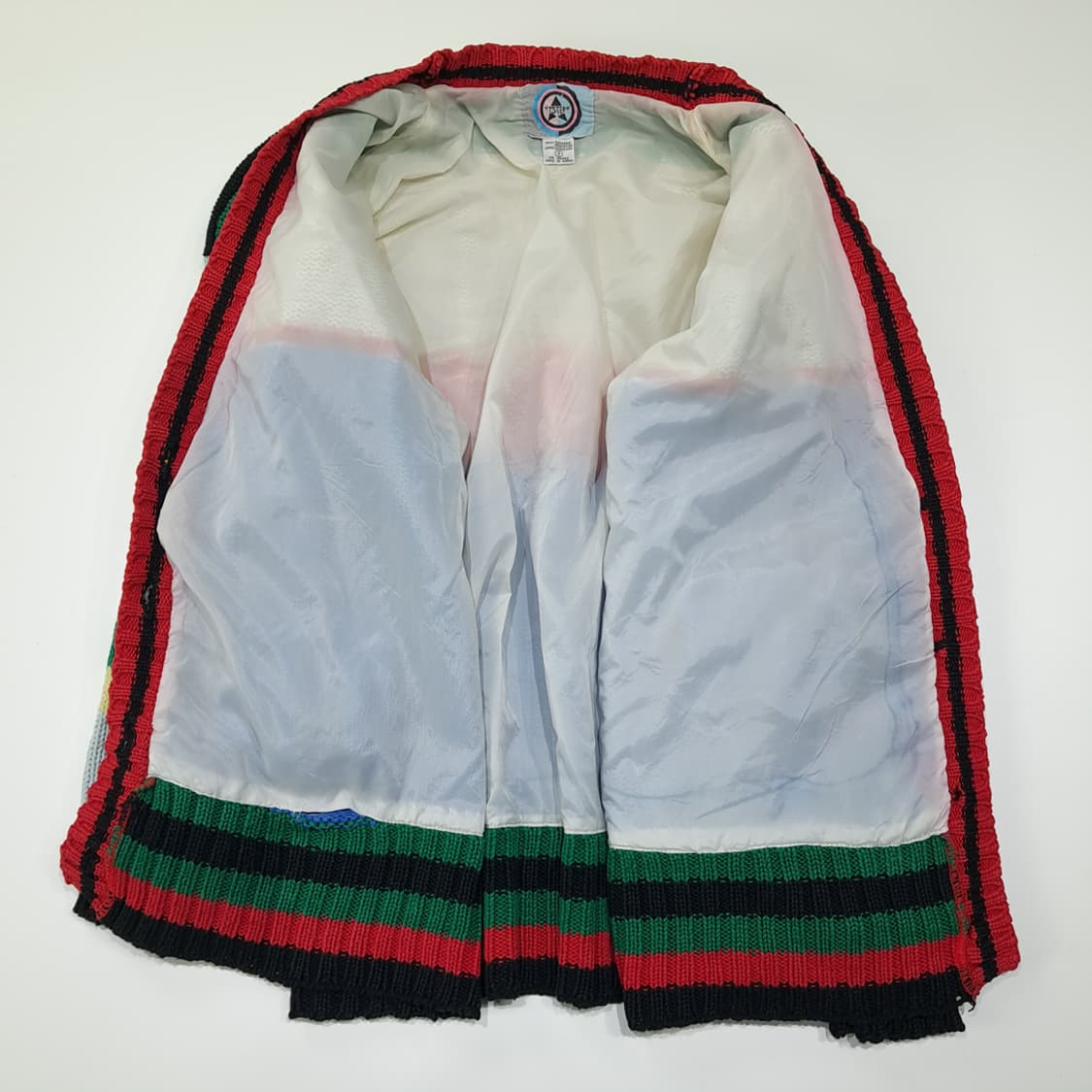 CL271 XL 히스테릭 글래머 80s 한국판 아플리케 니트 가디건 상품이미지5