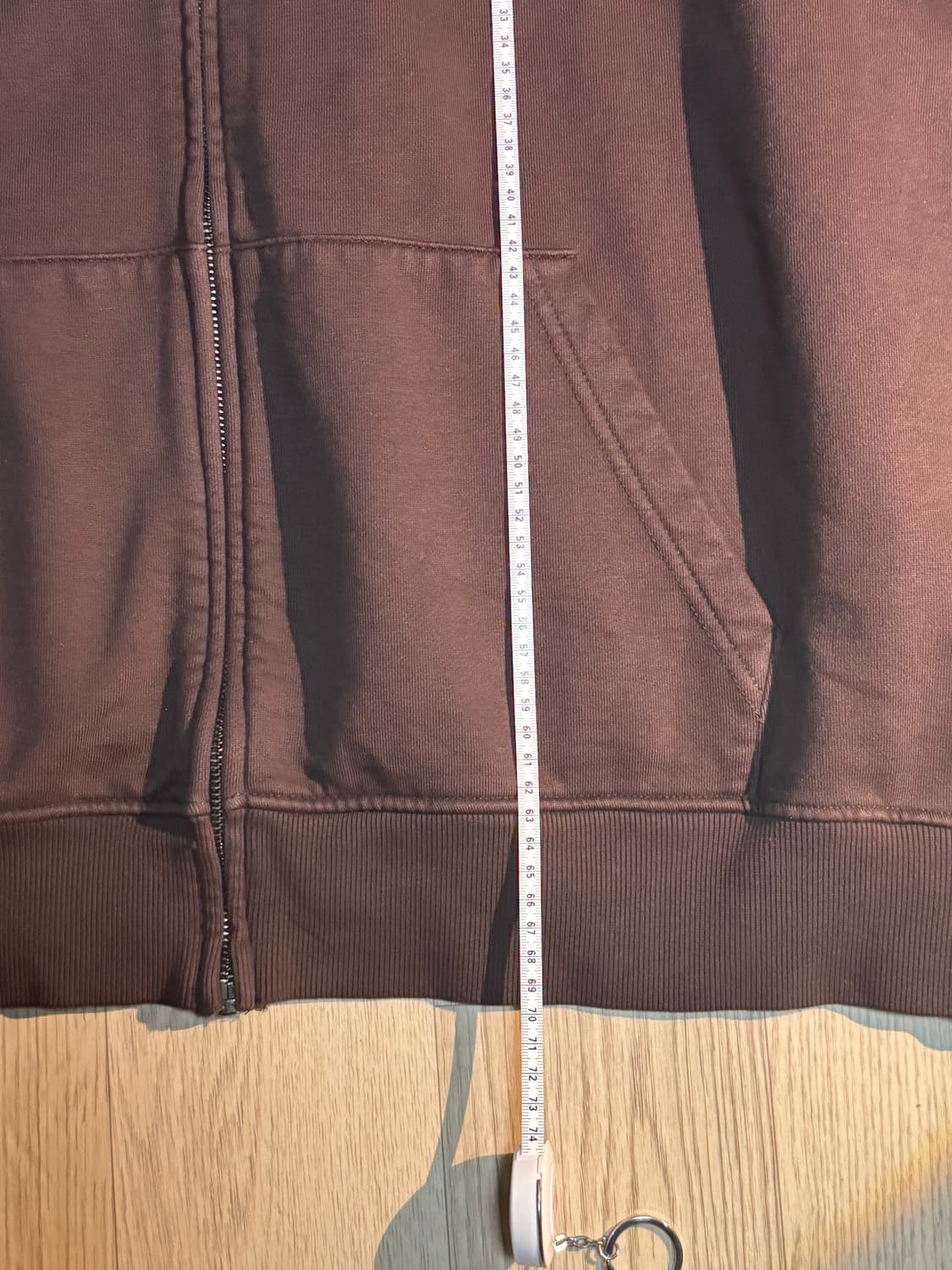 스킴스 SKIMS 보이프렌드 후드 집업 브라운 상품이미지2