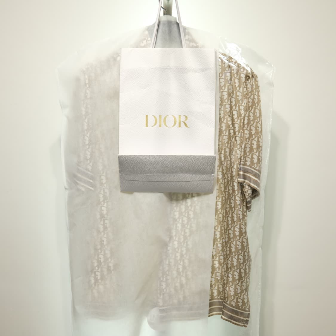 디올 오블리크 실크 반소매(반팔) 셔츠 상품이미지5