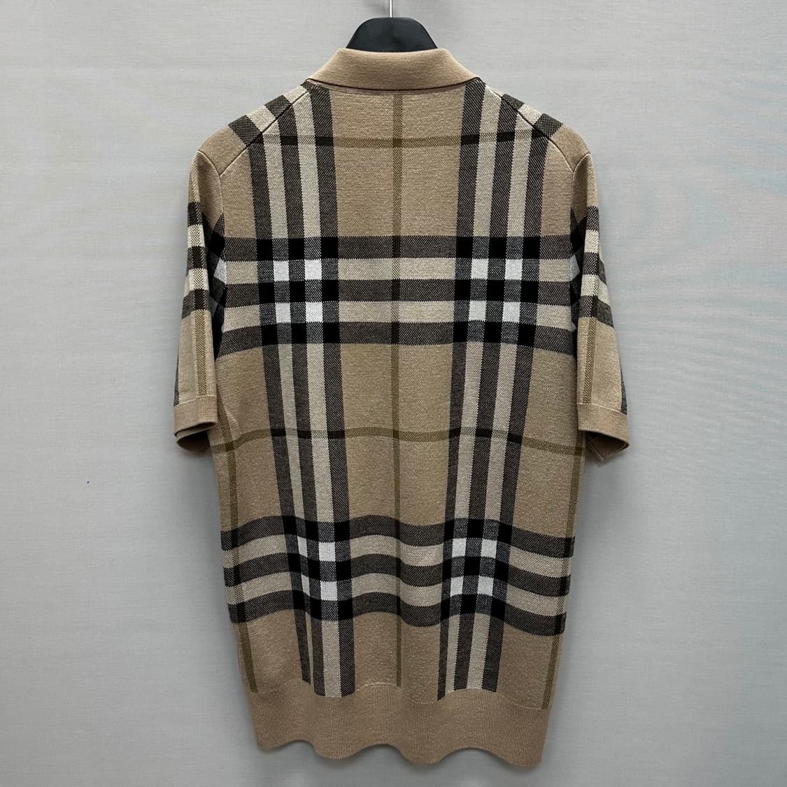 버버리 체크 니트 카라 반팔티 ( 95~100 ) 상품이미지4