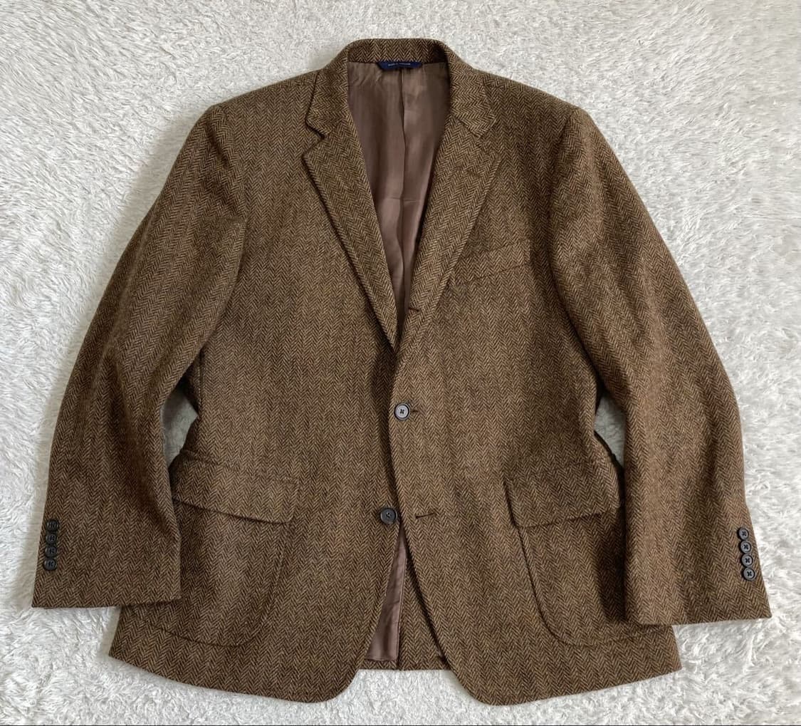 브룩스브라더스 브라운 헤링본 트위드 자켓 상품이미지2