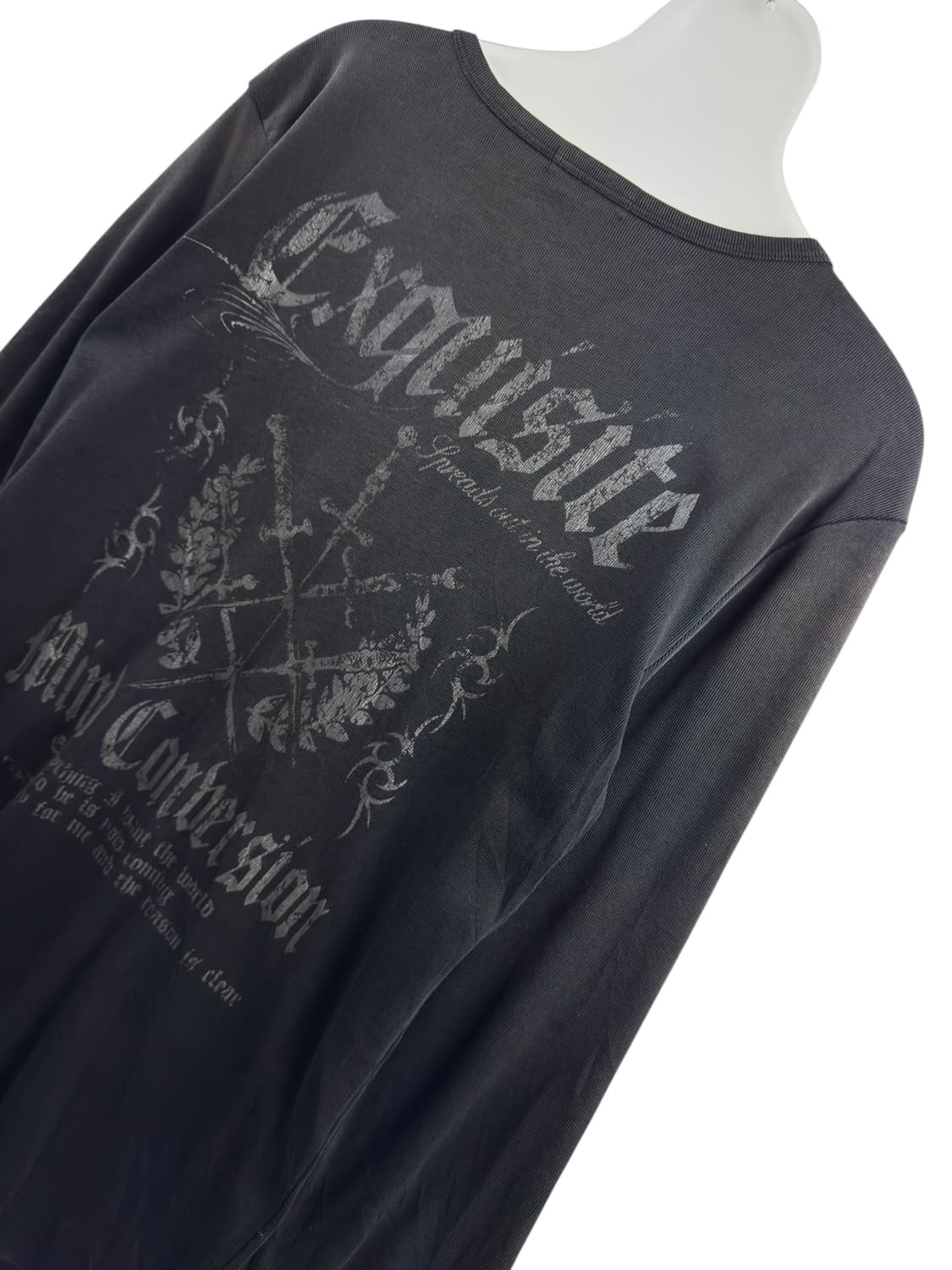 JPN Y2K 스컬 프린팅 롱슬리브1322 상품이미지5