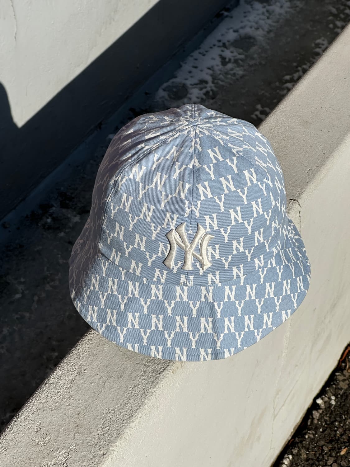 [M] MLB 엠엘비 양키스 모노그램 버킷햇 모자 상품이미지1