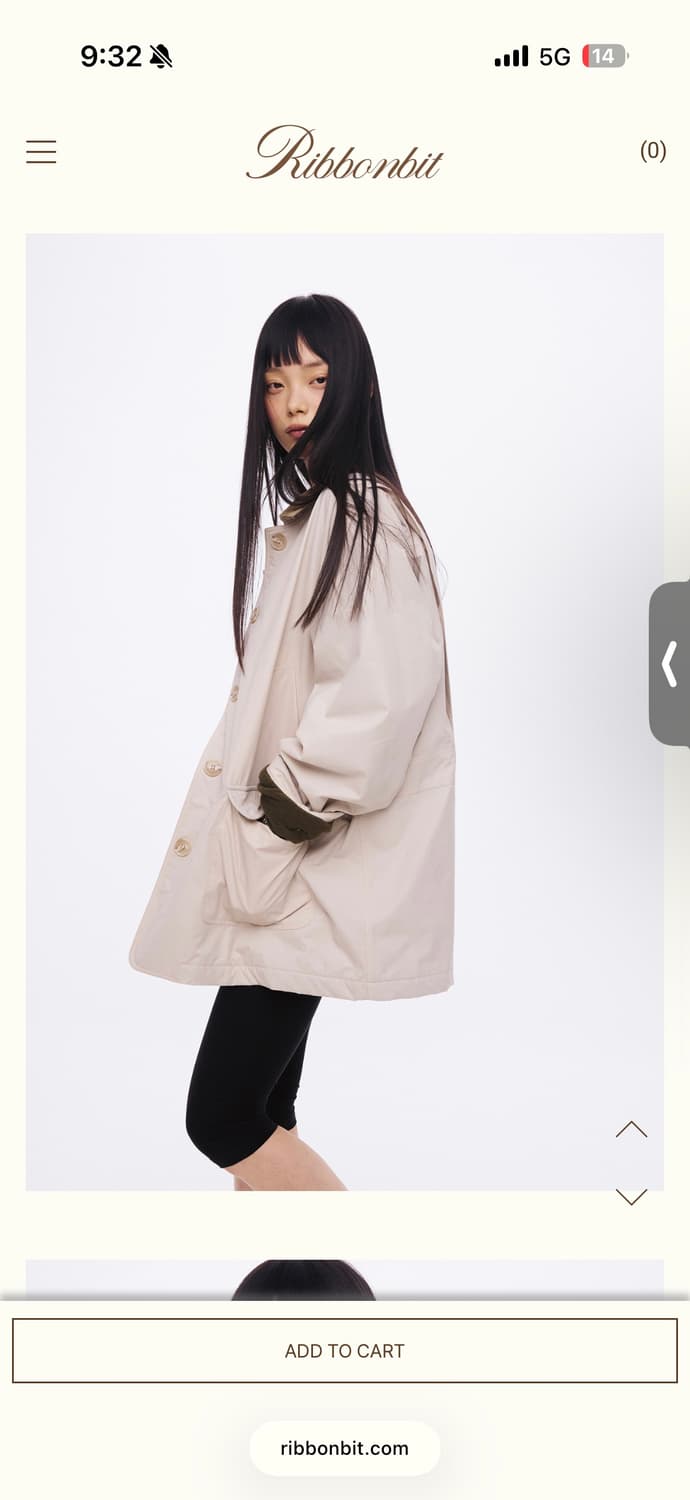 리본빛 리본빛 린다 점퍼 베이지  상품이미지3