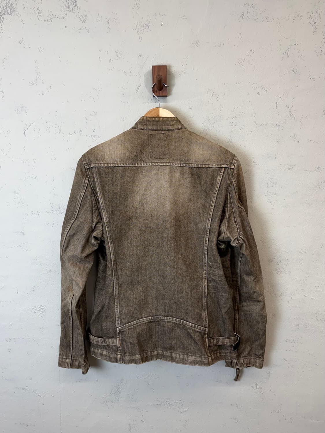 니콜클럽 빈티지 워시드 바이커 자켓 상품이미지2