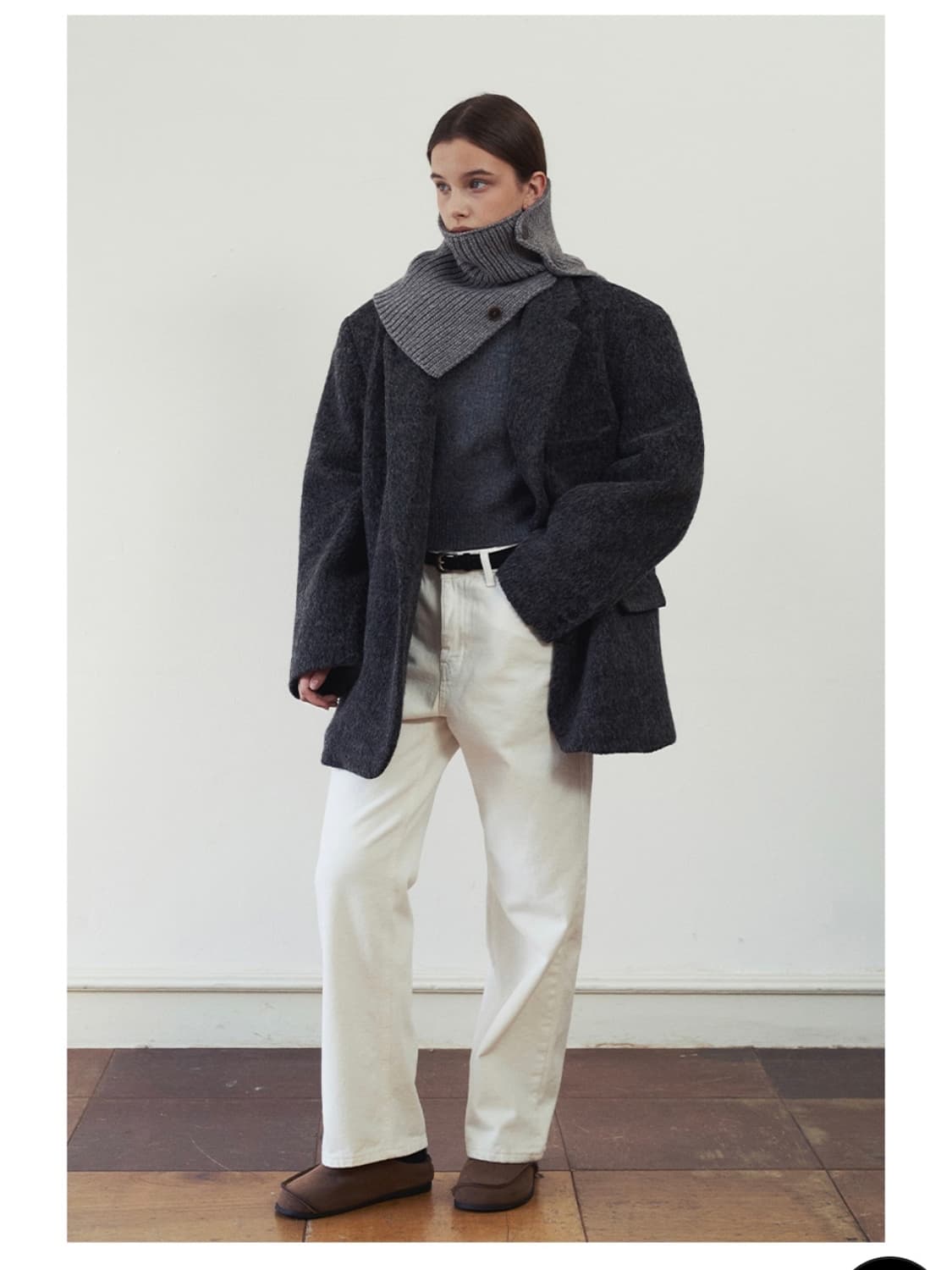 로에일 포멀 박시 울자켓 상품이미지2