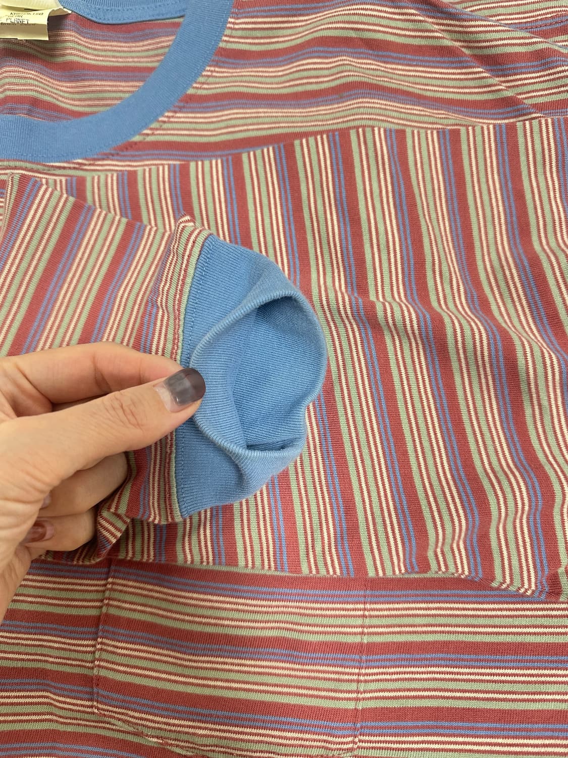 카키스 보더 롱슬리브 코퍼색상(4사이즈) 상품이미지5