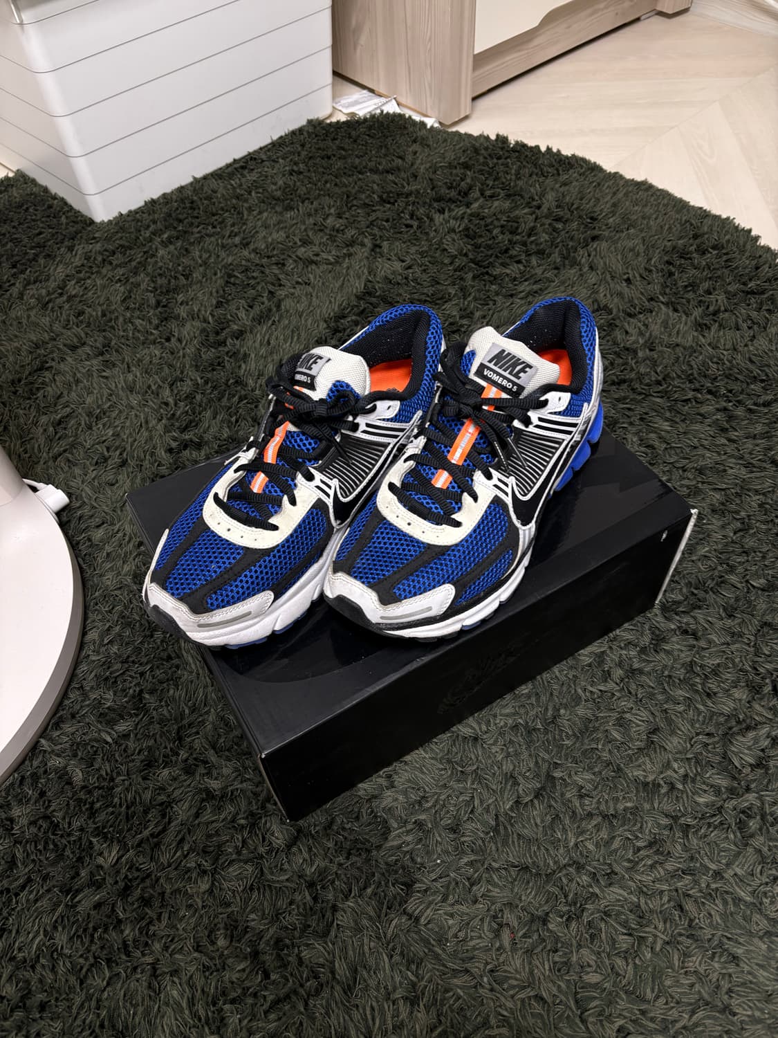 NIKE 줌 보메로 5 화이트 레이서 블루 블랙 상품이미지7