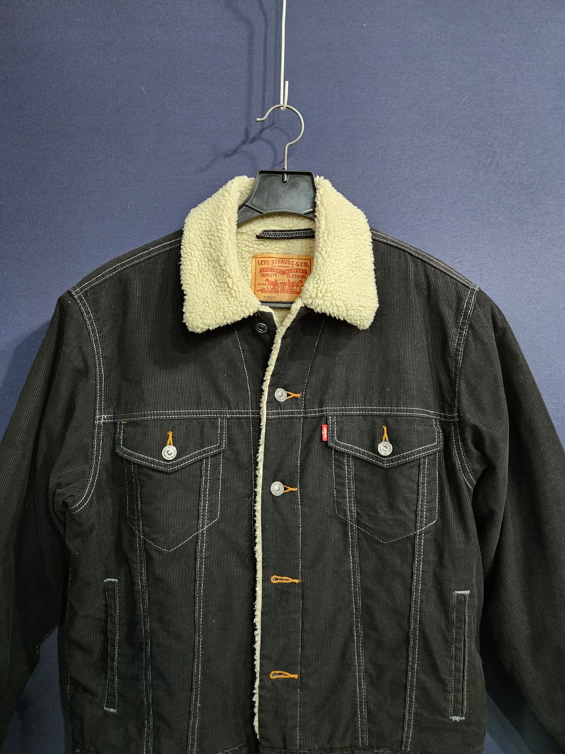 리바이스 블랙컬러 남성 100 코듀로이 자켓  상품이미지7