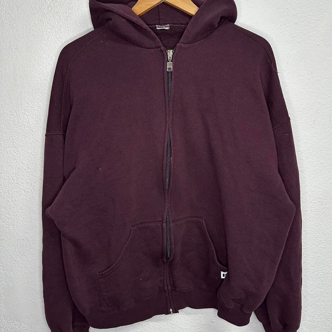 러셀 애슬레틱 후드집업 버건디 상품이미지1